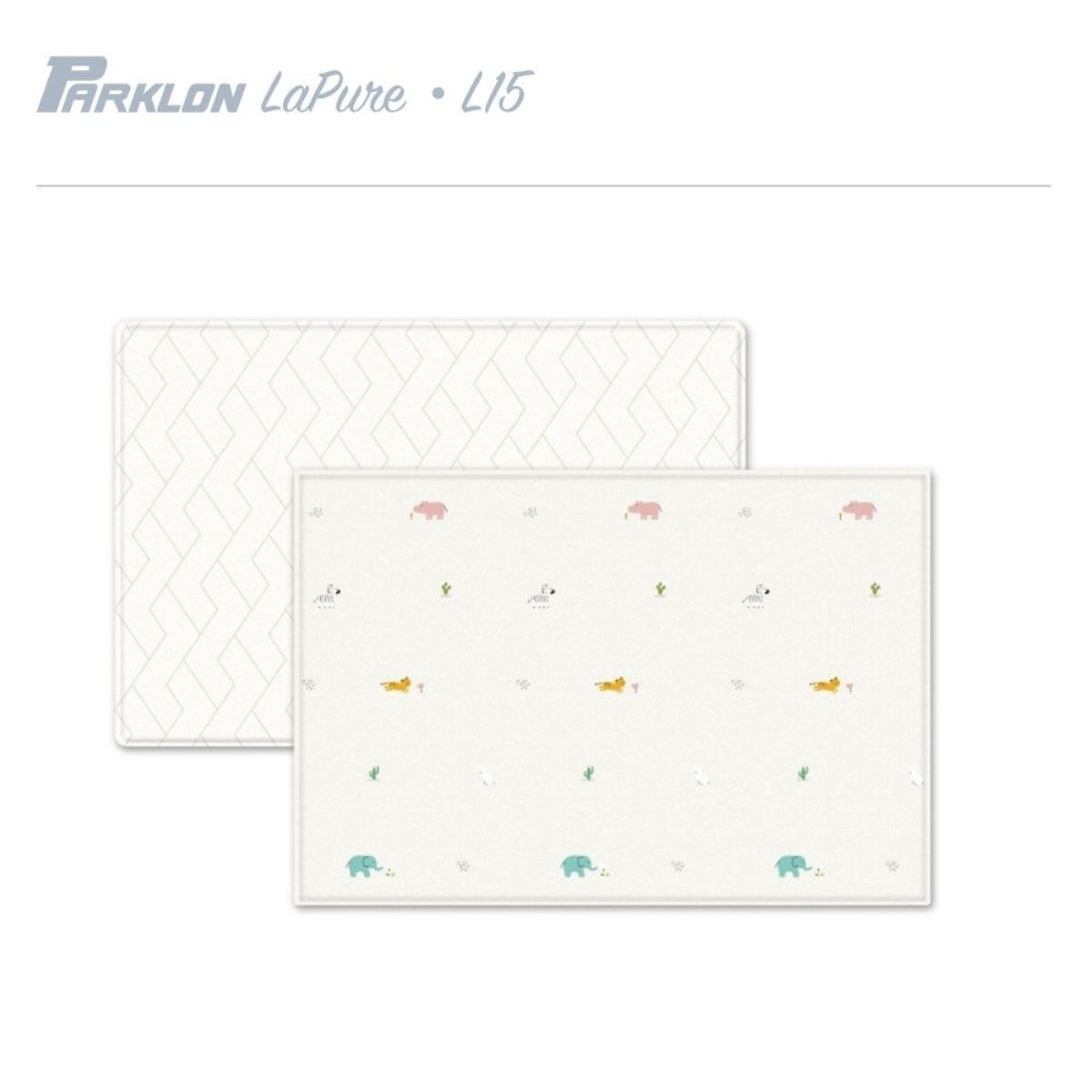 Parklon LaPure Playmat - Jungle Friends Fabric Beige (L15)