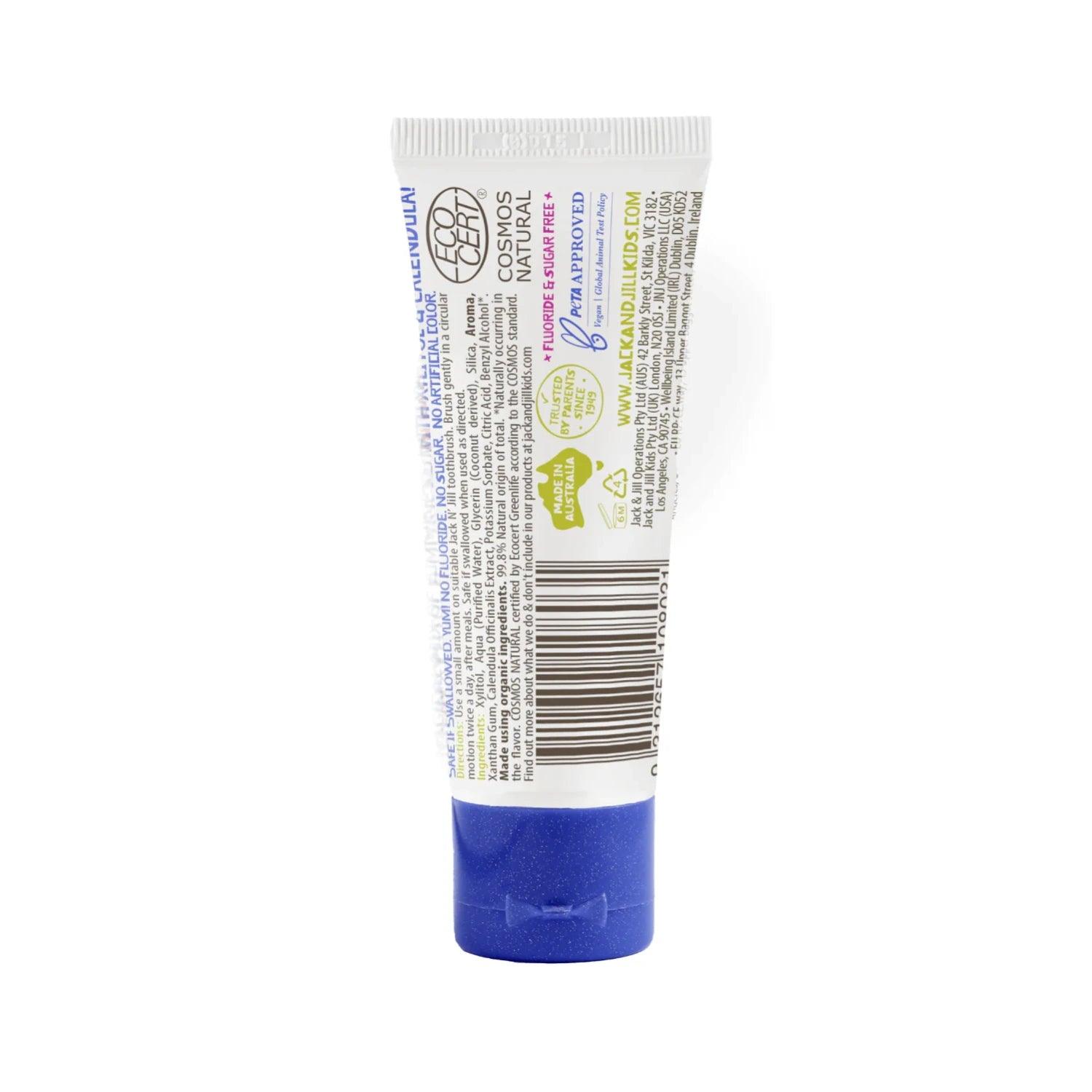 Jack N' Jill Natural Baby & Kids Toothpaste (10 Flavours) - Pupsik Singapore