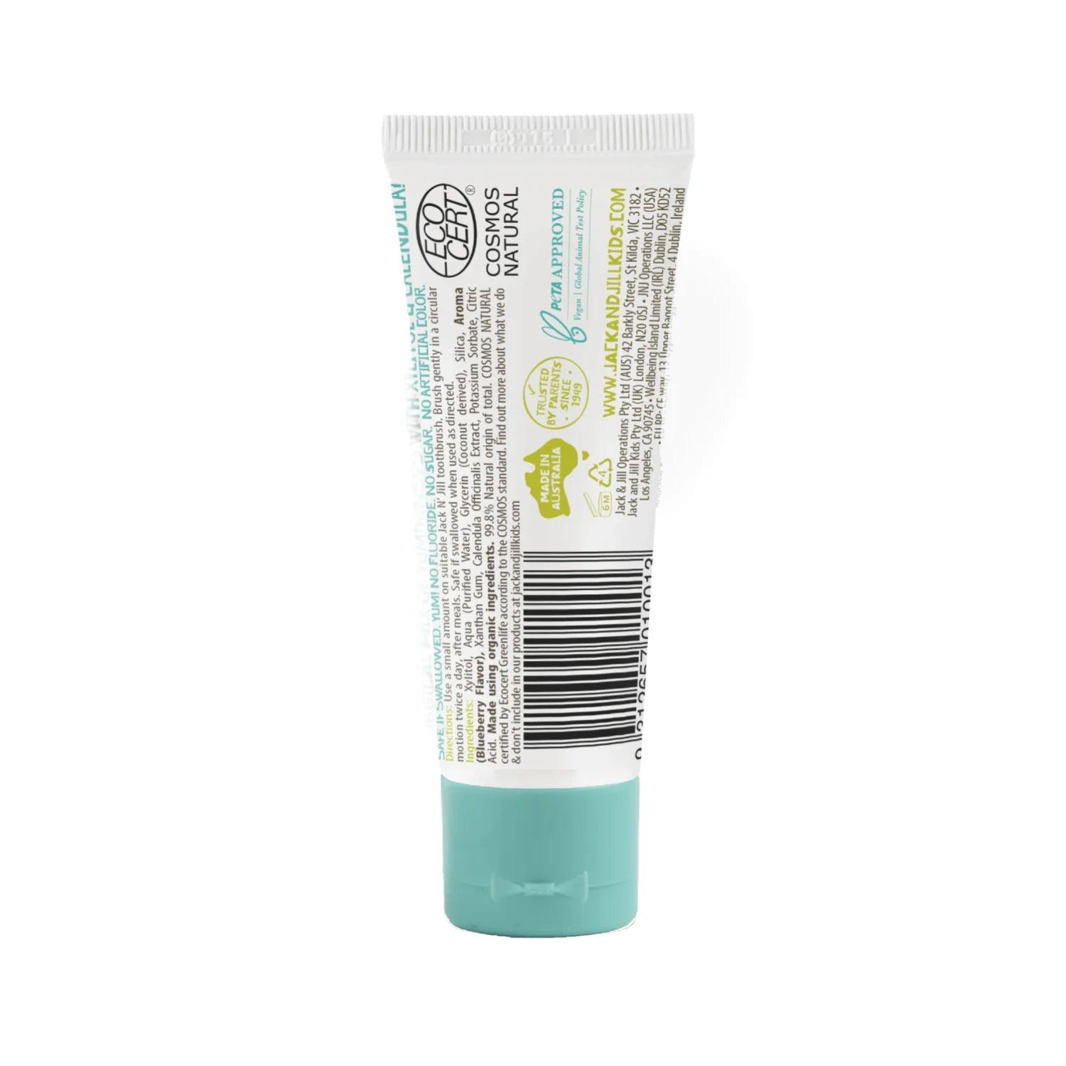 Jack N' Jill Natural Baby & Kids Toothpaste (10 Flavours) - Pupsik Singapore