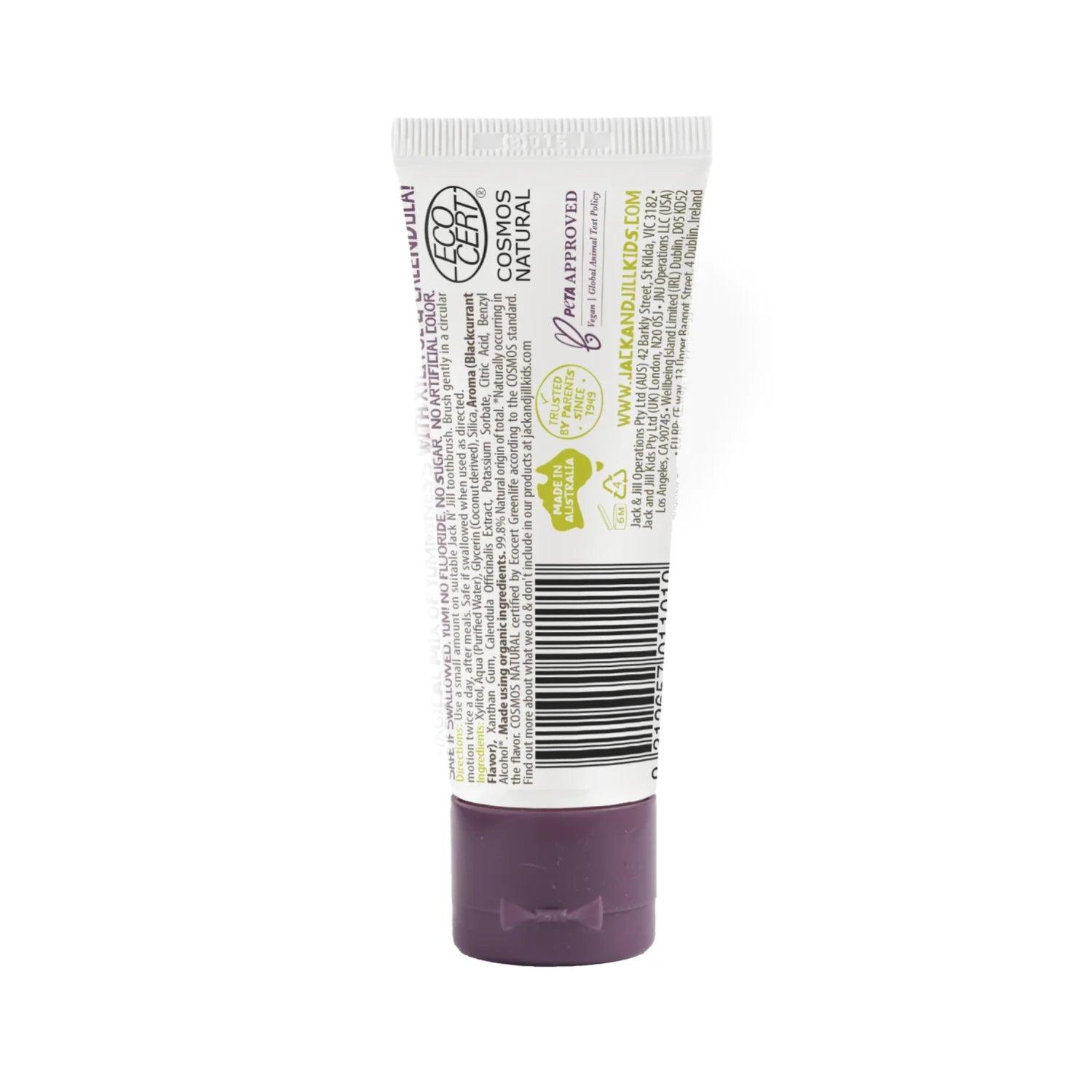 Jack N' Jill Natural Baby & Kids Toothpaste (10 Flavours) - Pupsik Singapore