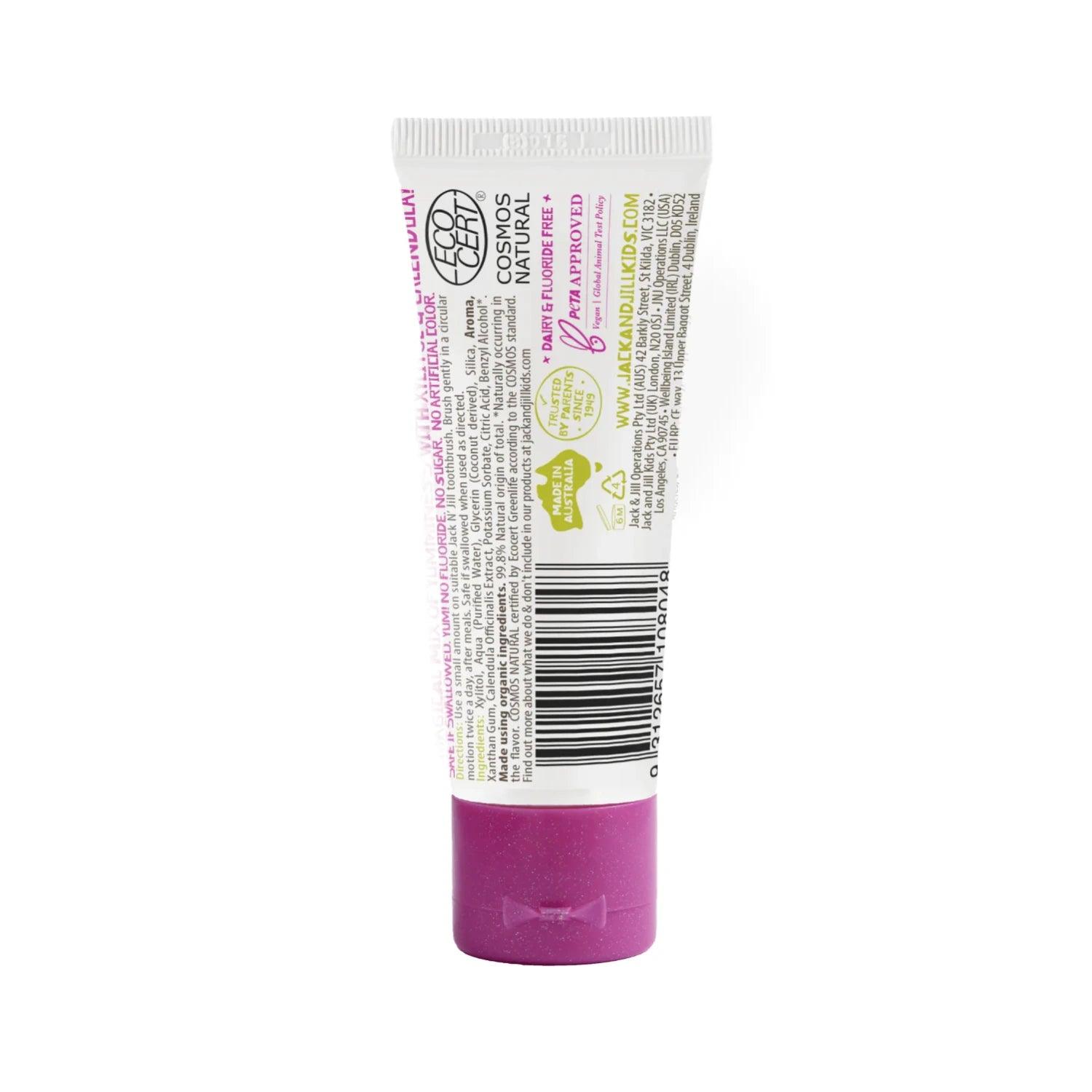 Jack N' Jill Natural Baby & Kids Toothpaste (10 Flavours) - Pupsik Singapore