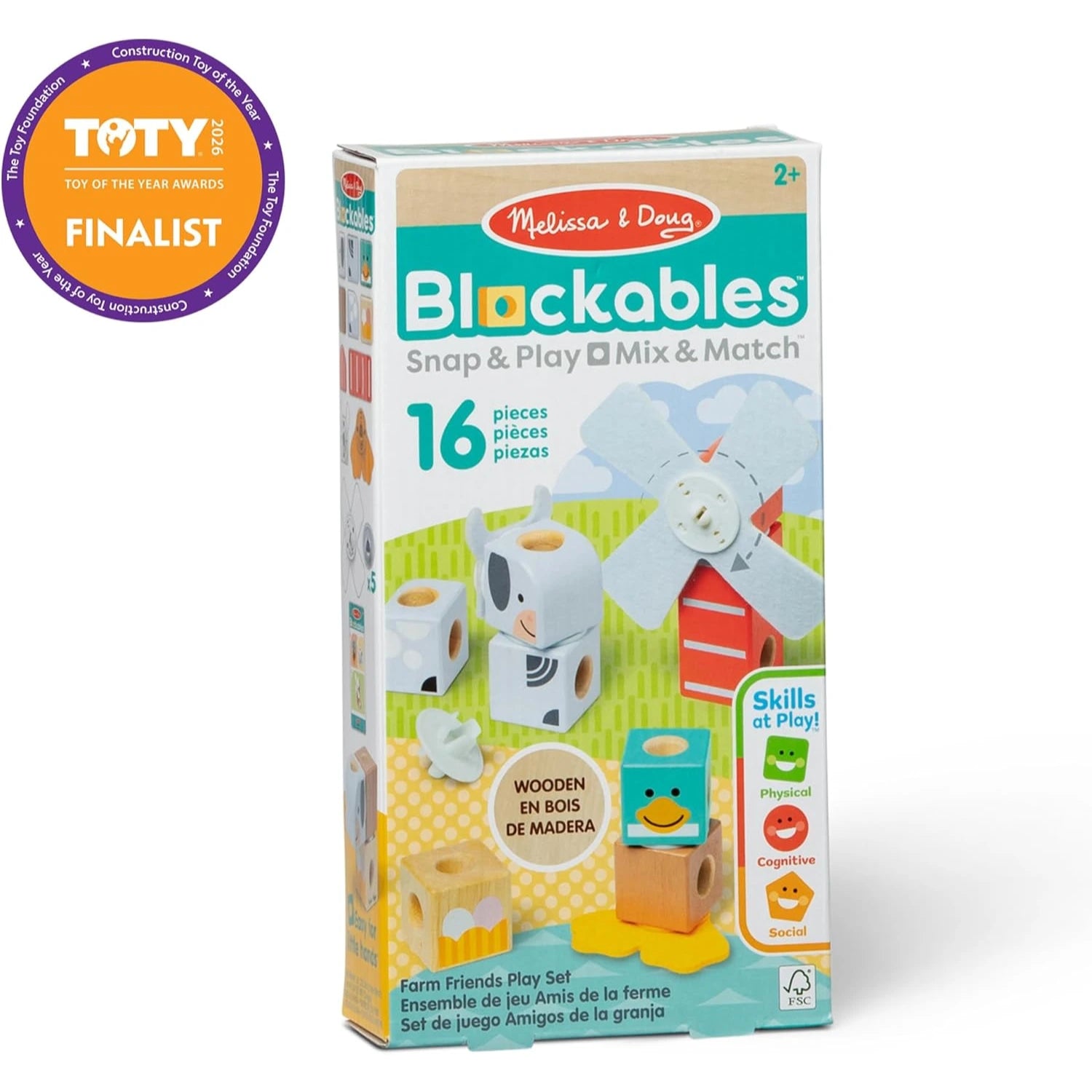 Melissa & Doug Blockables Play Set (6 Types)