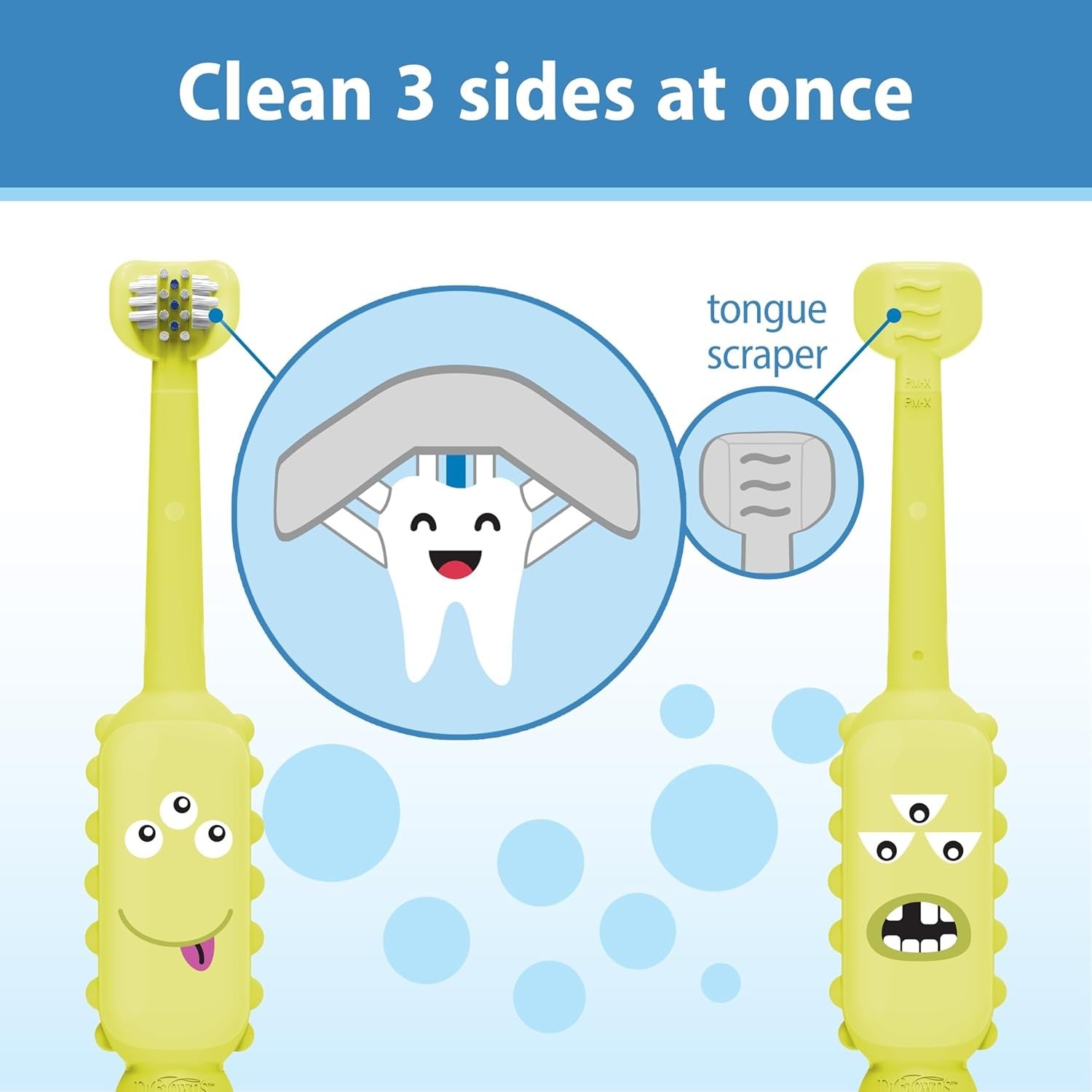 Dr. Brown's ToothScrubber Toddler Toothbrush (2 Designs) | 1-4 Years