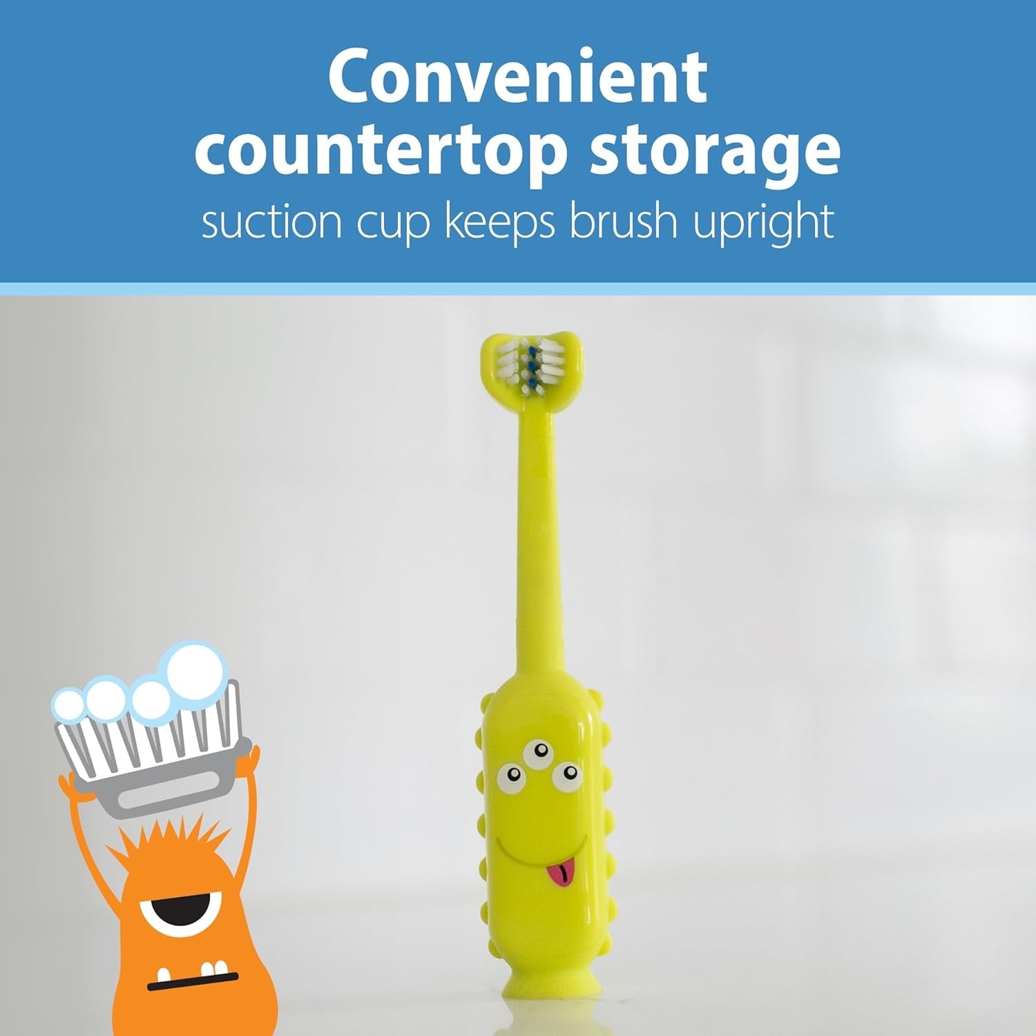 Dr. Brown's ToothScrubber Toddler Toothbrush (2 Designs) | 1-4 Years