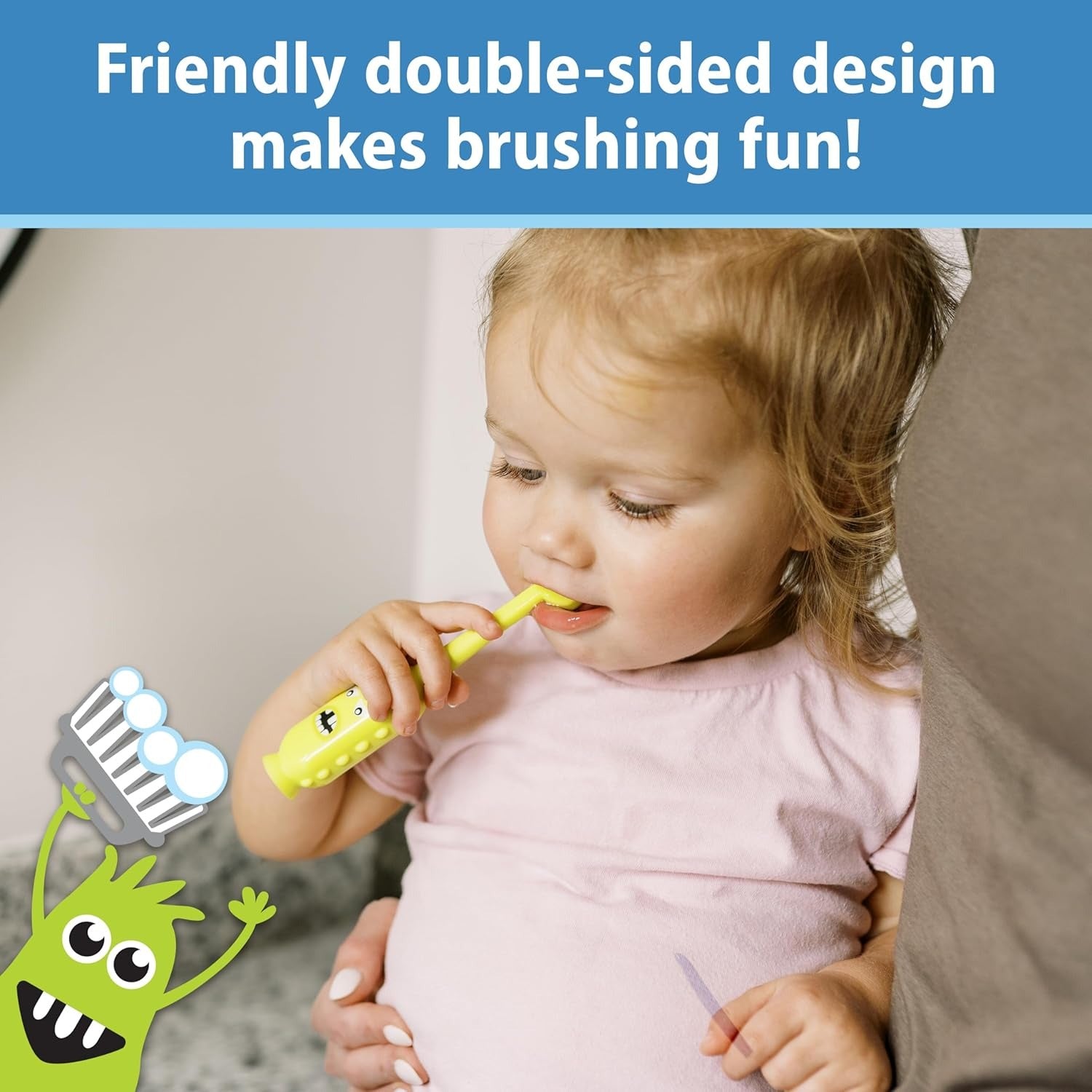 Dr. Brown's ToothScrubber Toddler Toothbrush (2 Designs) | 1-4 Years