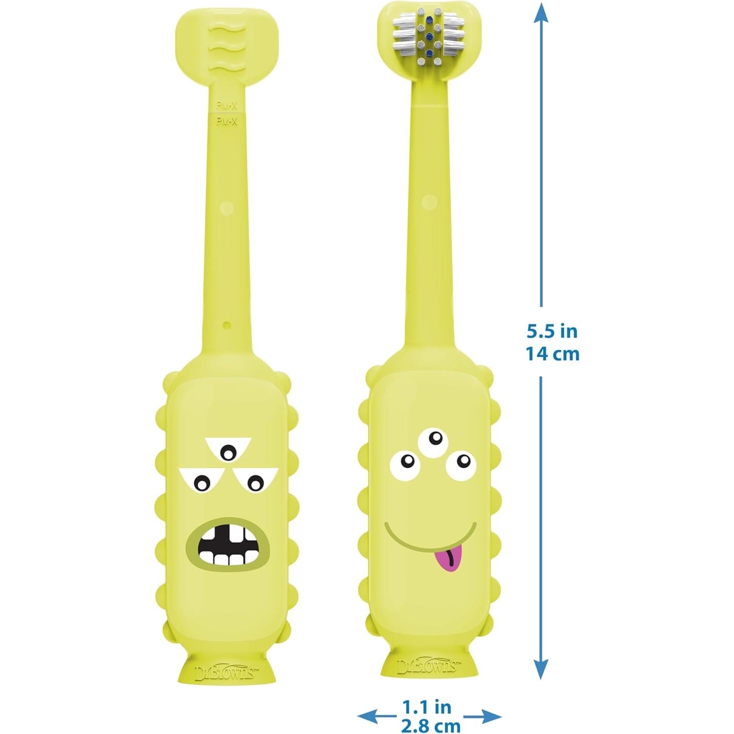 Dr. Brown's ToothScrubber Toddler Toothbrush (2 Designs) | 1-4 Years