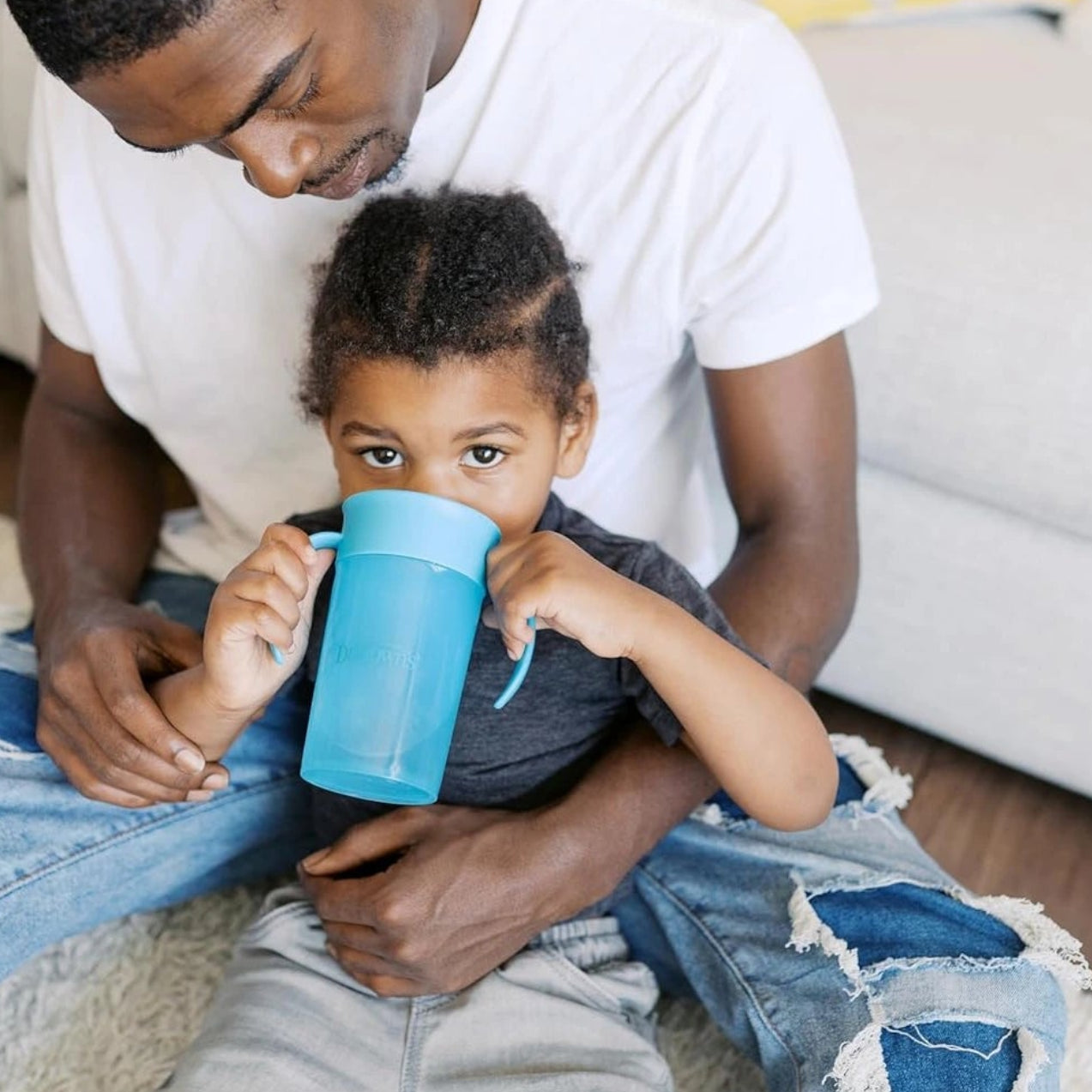 Dr. Brown's Milestones Straw to 360° Cup Set - 2pk (3 Colors) | 9M+