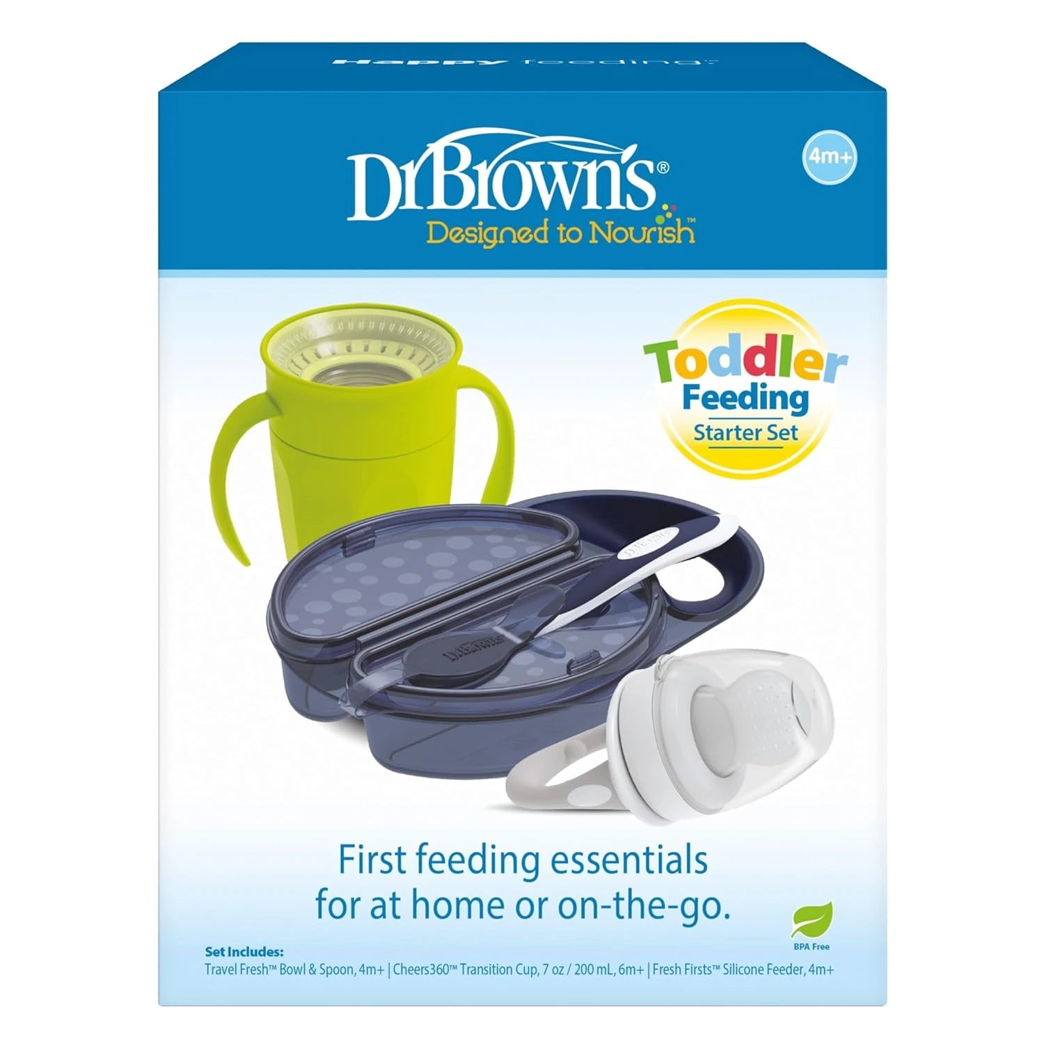 Dr. Brown's Toddler Feeding Starter Travel Set | 4M+