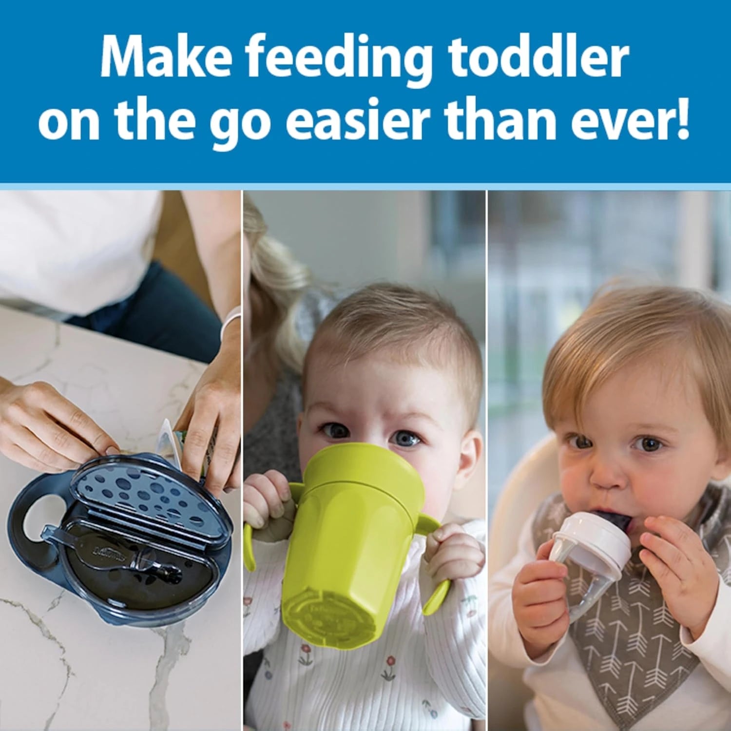Dr. Brown's Toddler Feeding Starter Travel Set | 4M+