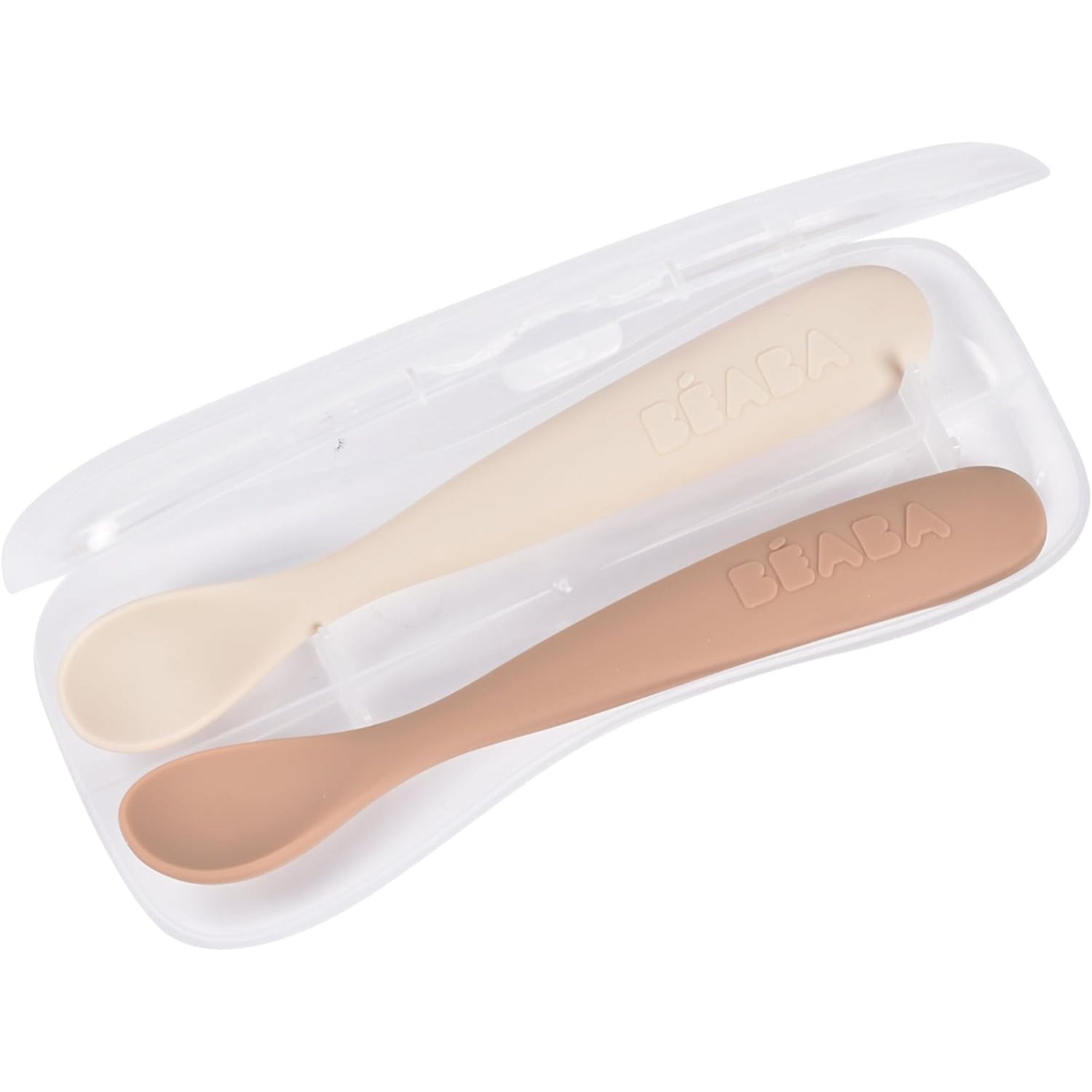 Beaba 1st Stage Silicone Spoons & Case, 1/2/4pk (10 Types)