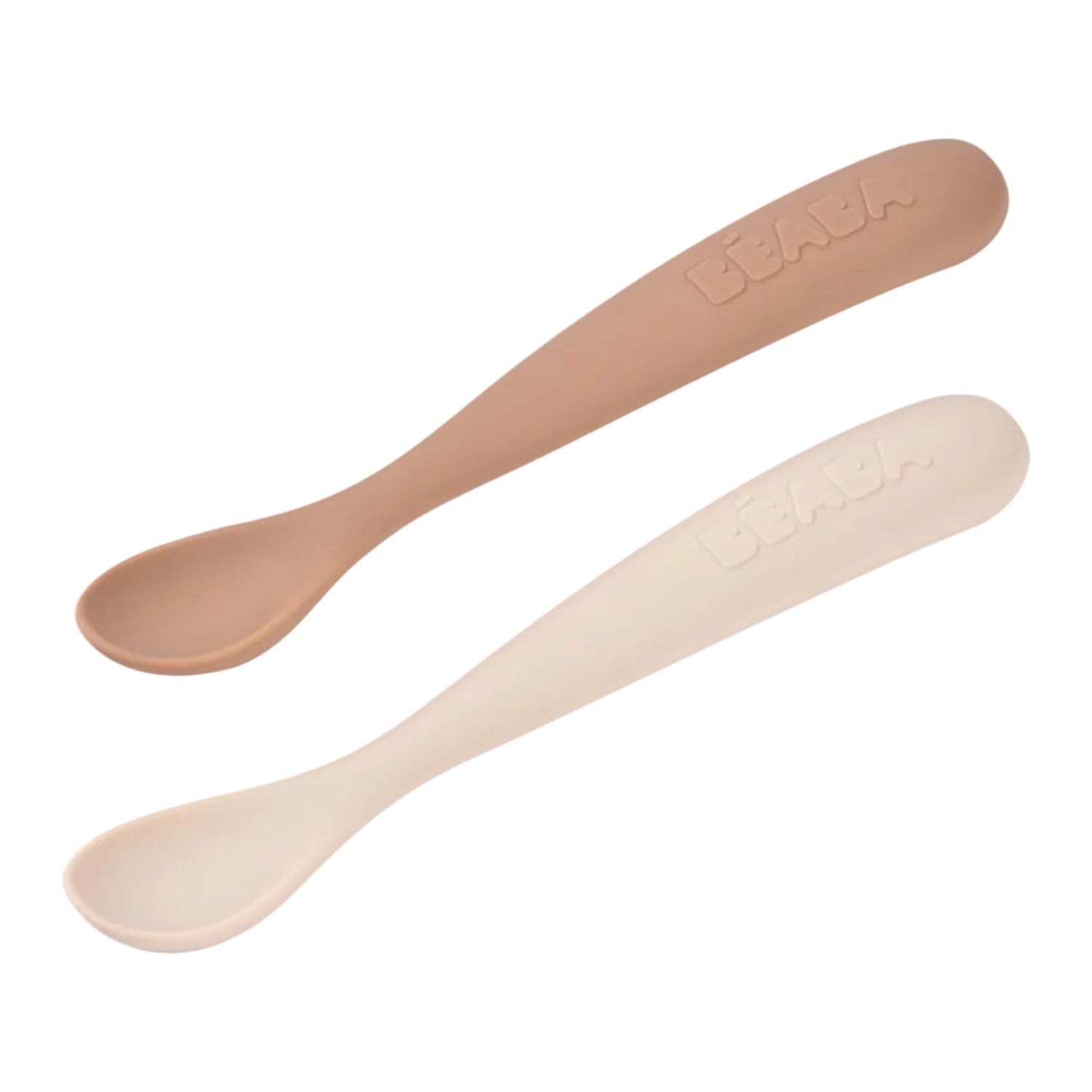 Beaba 1st Stage Silicone Spoons & Case, 1/2/4pk (10 Types)