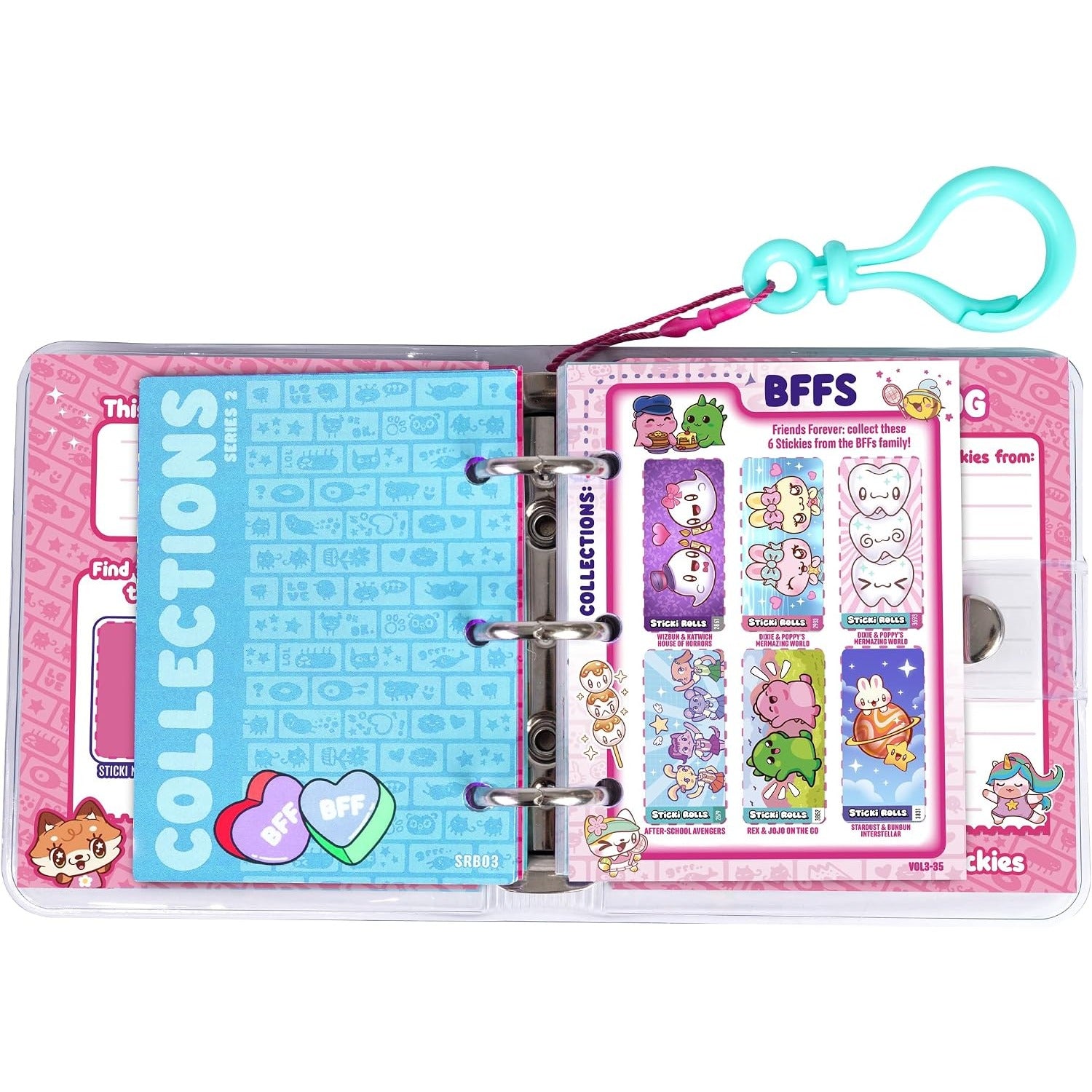 Sticki Rolls Sticki Book Series 3 with Wearable Shareable Sticker Bracelet