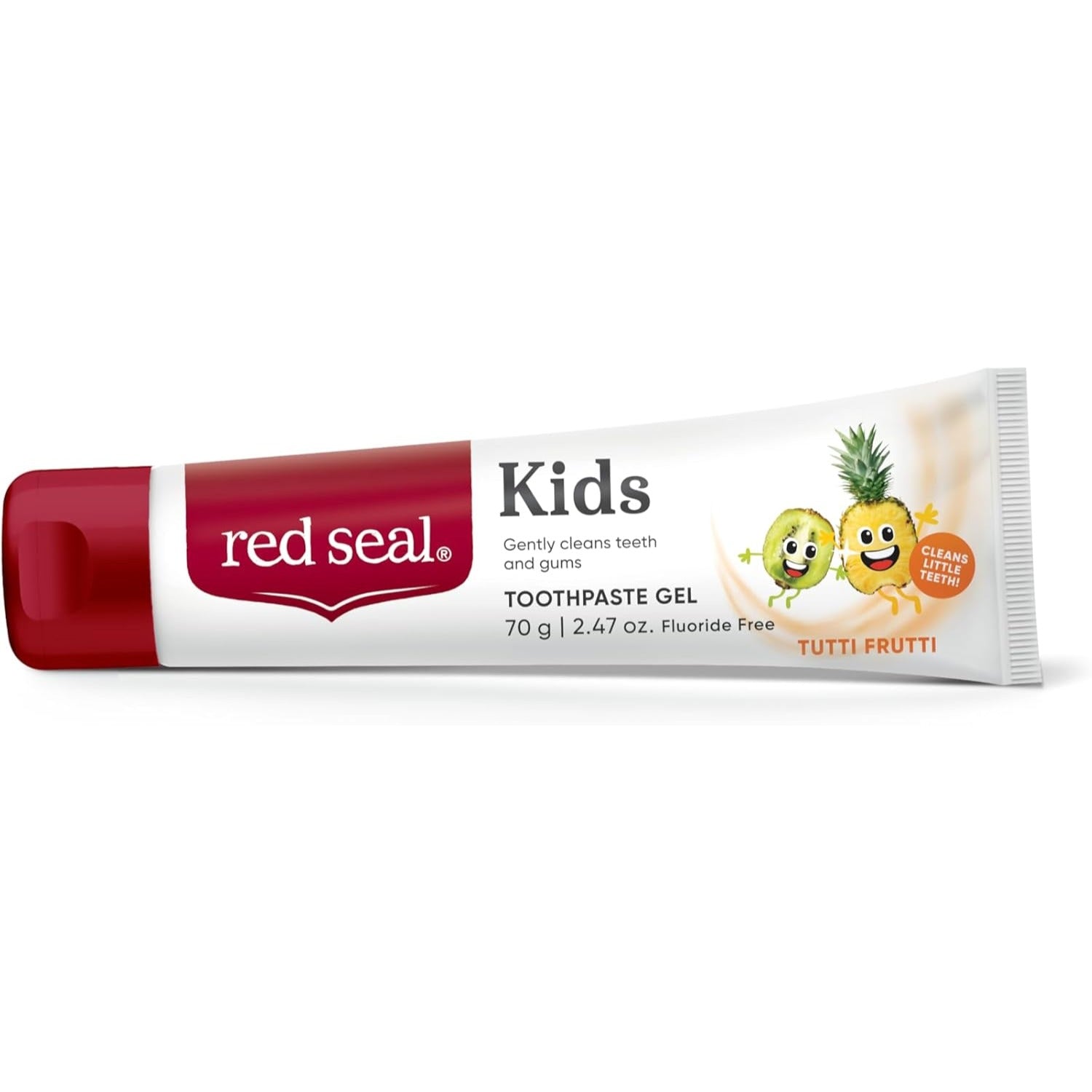 Red Seal Kids Fluoride-Free Toothpaste Gel, 70g - Tutti Fruitti (Exp 08/28)