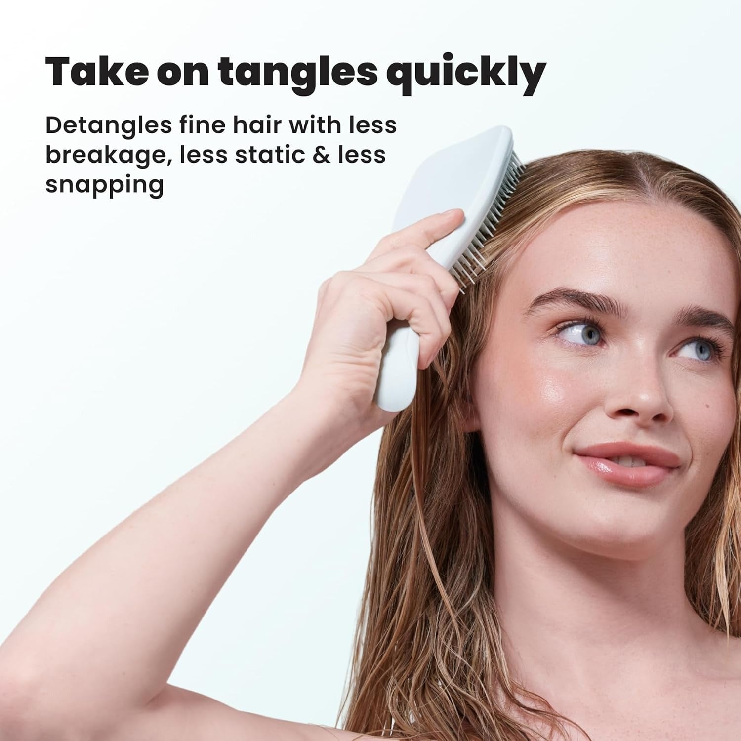 Tangle Teezer The Ultimate Detangler Large Hairbrush, Fine & Fragile (Seafoam Blue)