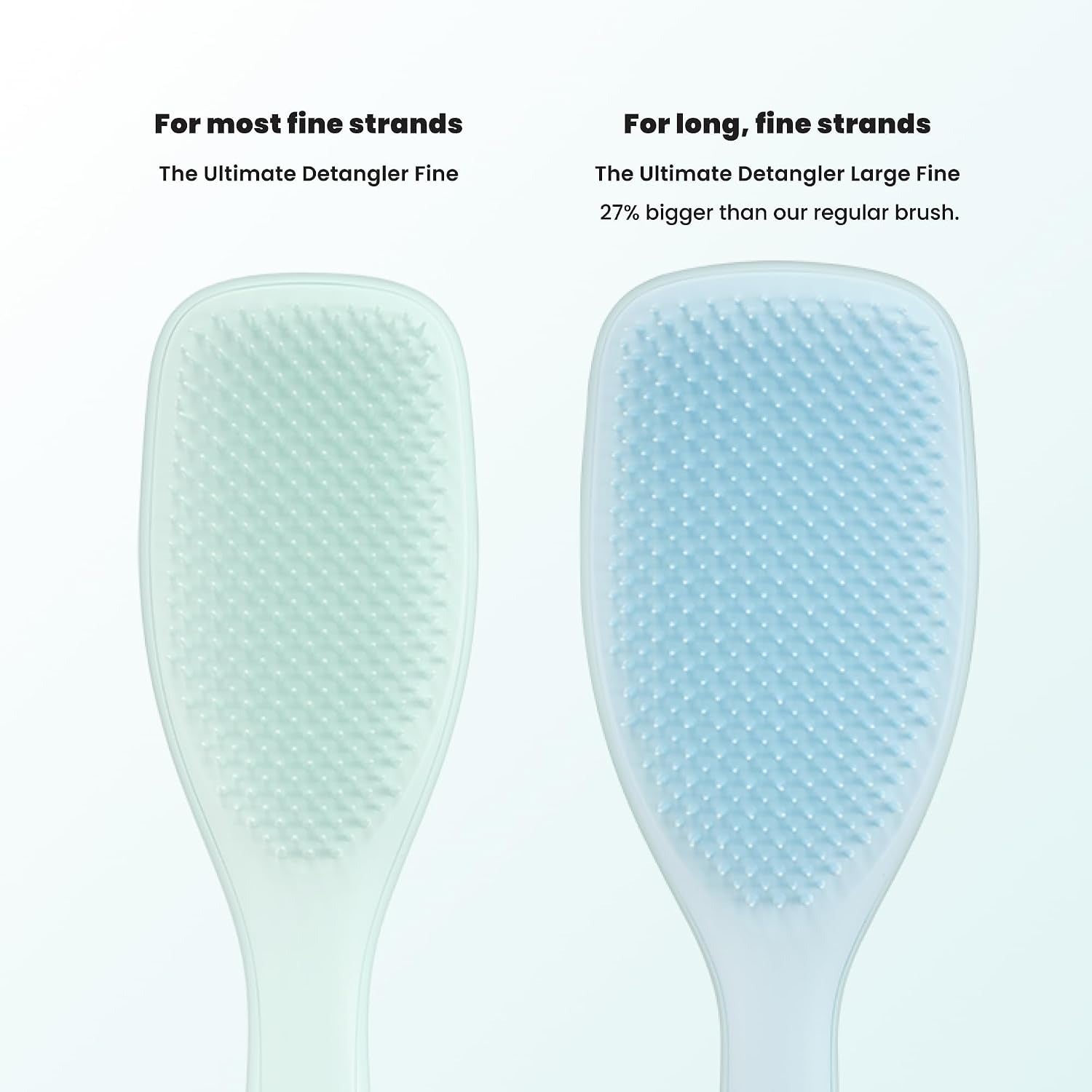 Tangle Teezer The Ultimate Detangler Large Hairbrush, Fine & Fragile (Seafoam Blue)