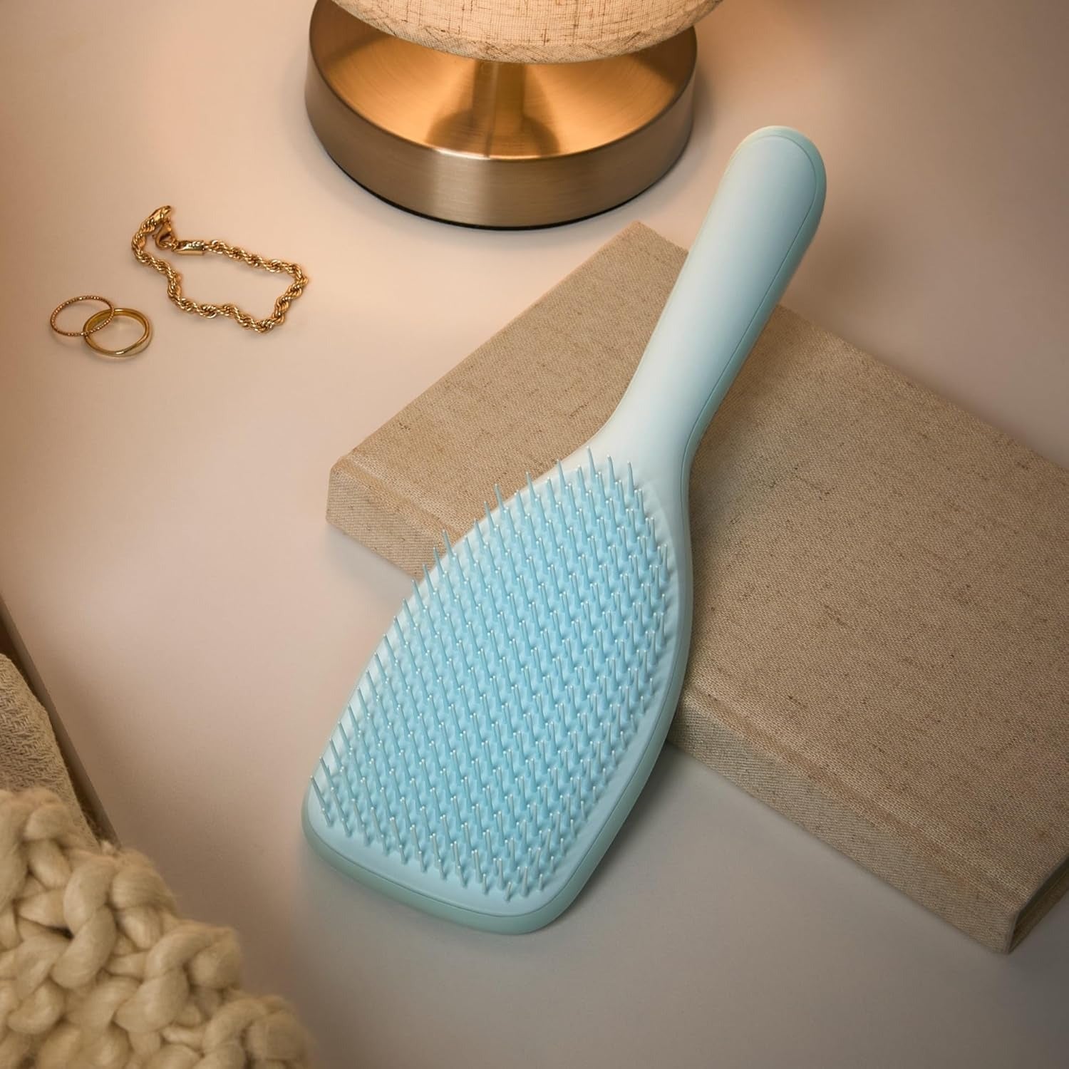 Tangle Teezer The Ultimate Detangler Large Hairbrush, Fine & Fragile (Seafoam Blue)