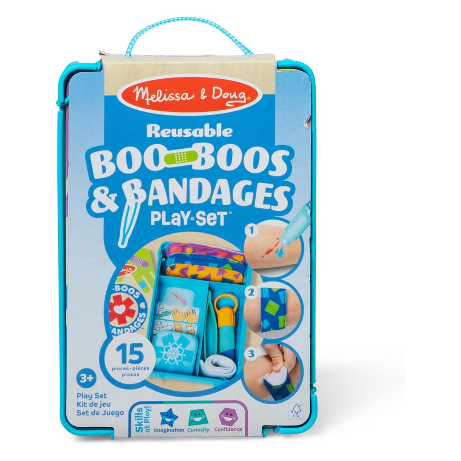 Melissa & Doug Boo-Boos & Bandages Reusable Play Set