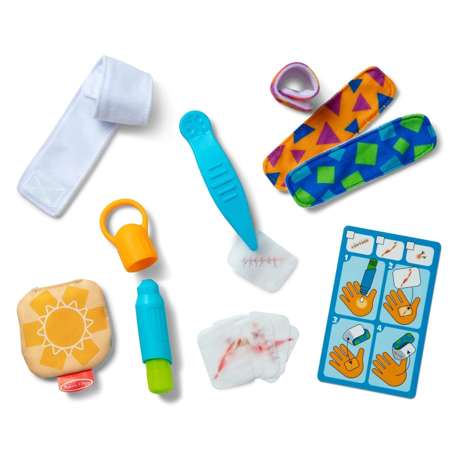 Melissa & Doug Boo-Boos & Bandages Reusable Play Set