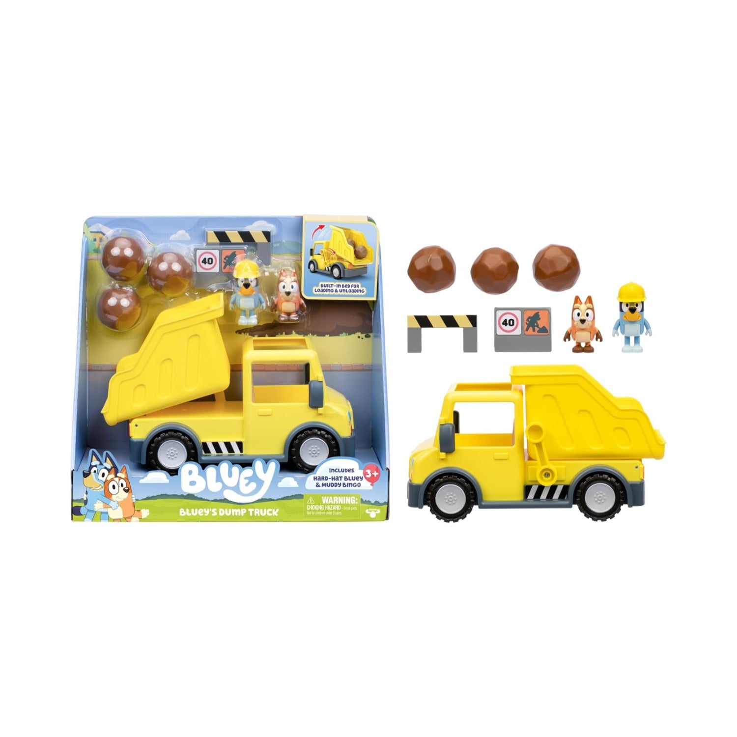 Bluey Dump Truck Toy Vehicle