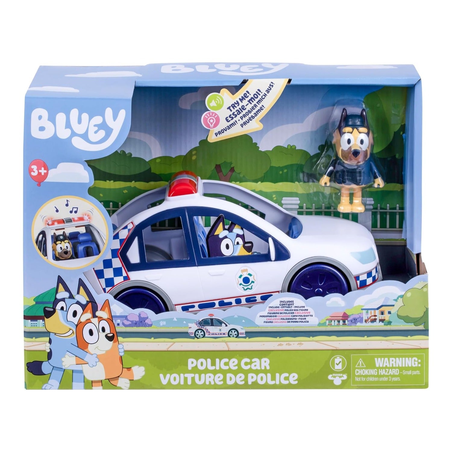 Bluey Police Car Toy Vehicle
