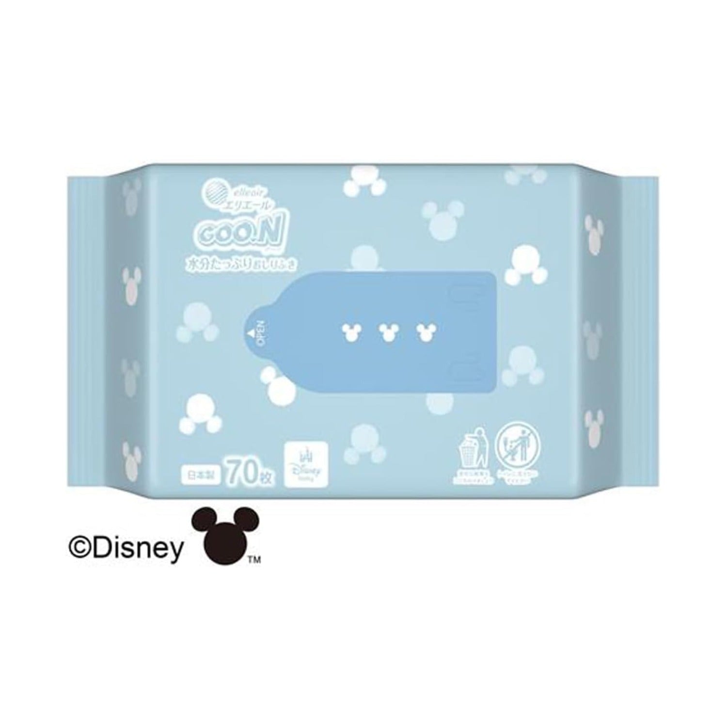 Goon Disney Mickey Baby Wipes, 12pks x 70s = 840s