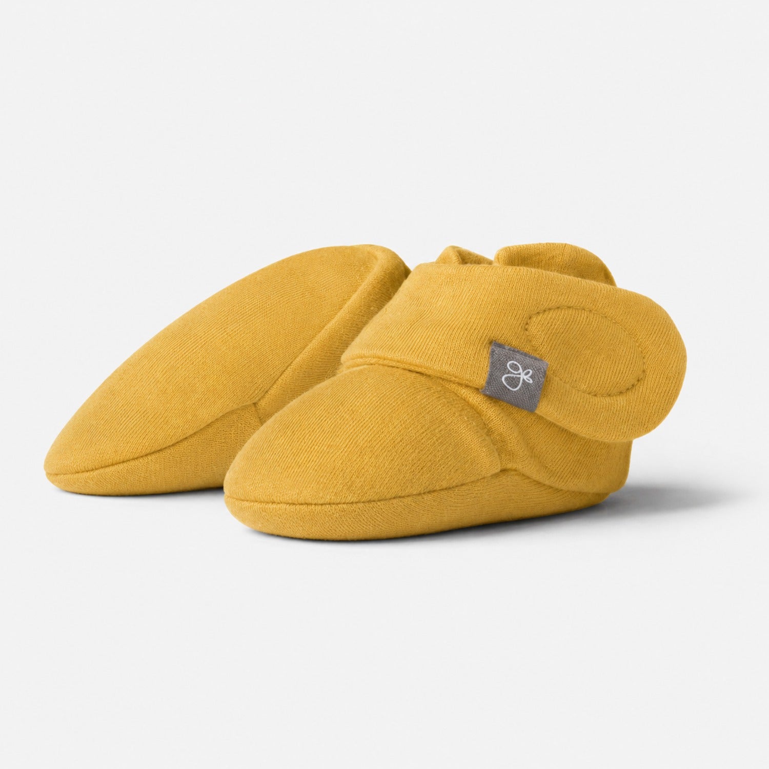 Goumiboots Bamboo & Organic Cotton Booties - Ochre (3 Sizes)