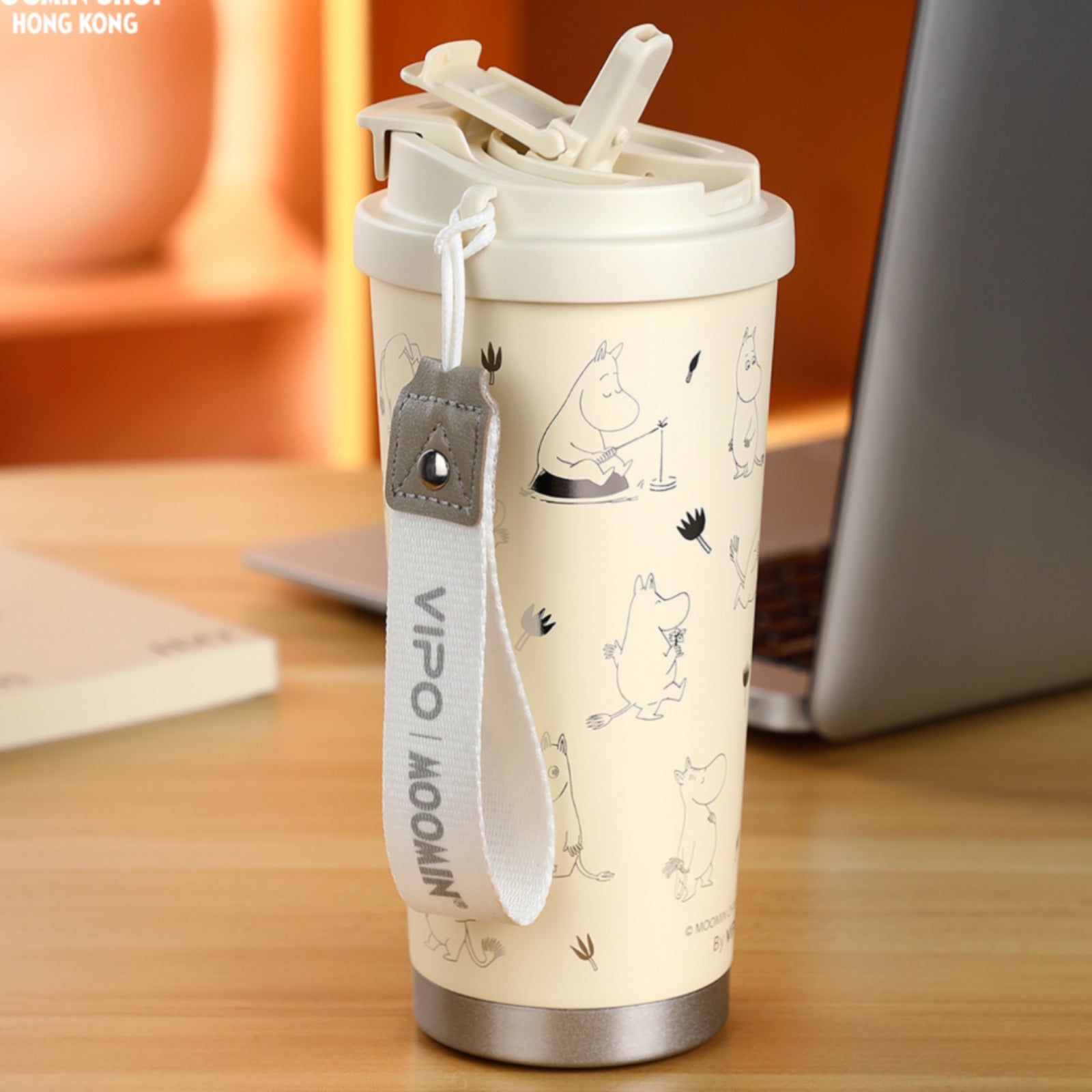 Moomin x VIPO 2-in-1 Insulated Vacuum Cup, 580ml (3 Designs)