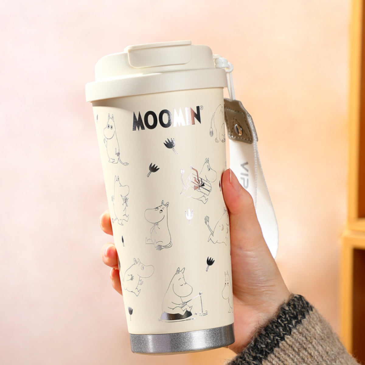 Moomin x VIPO 2-in-1 Insulated Vacuum Cup, 580ml (3 Designs)