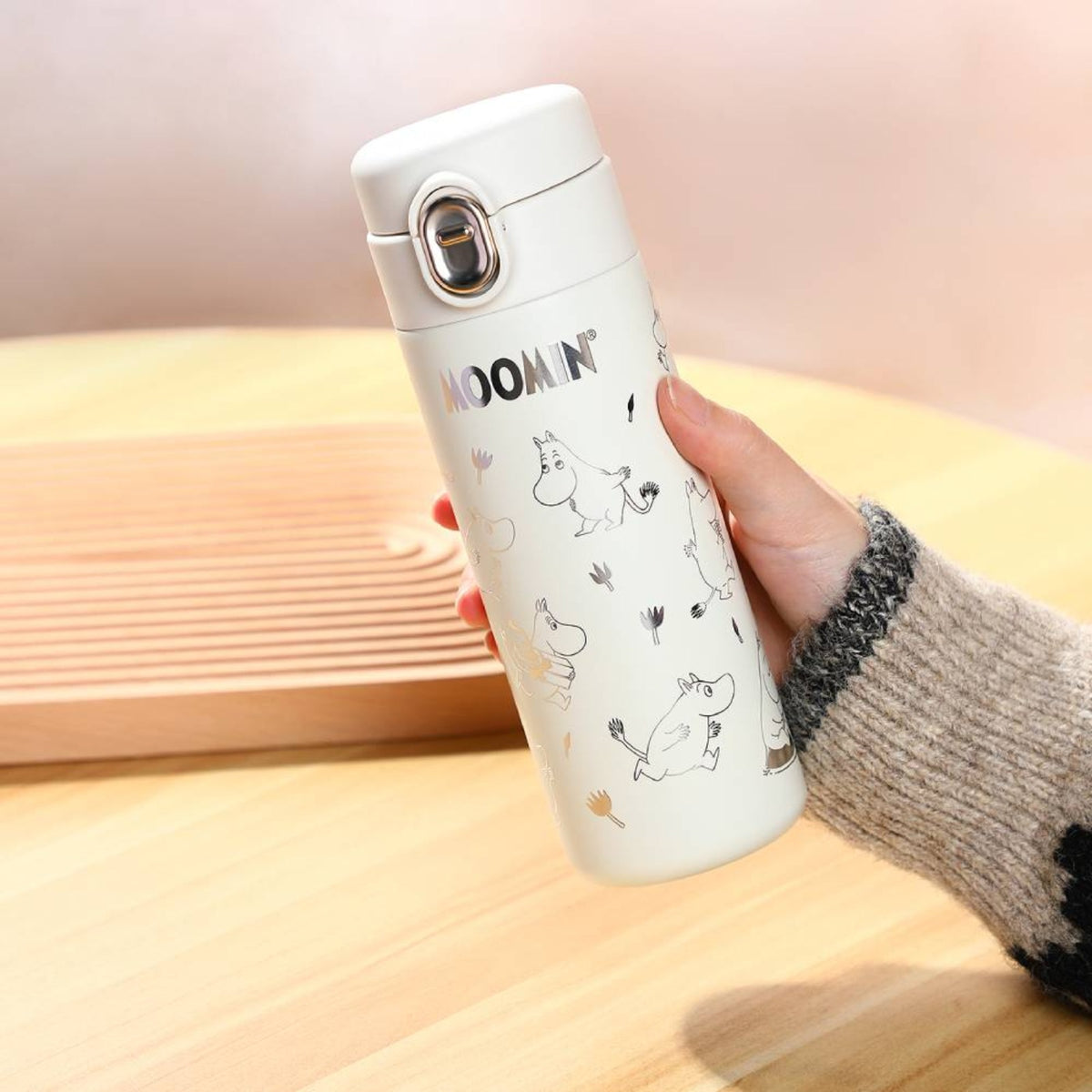 Moomin x VIPO Insulated Vacuum Bottle Flask, 420ml (2 Designs)
