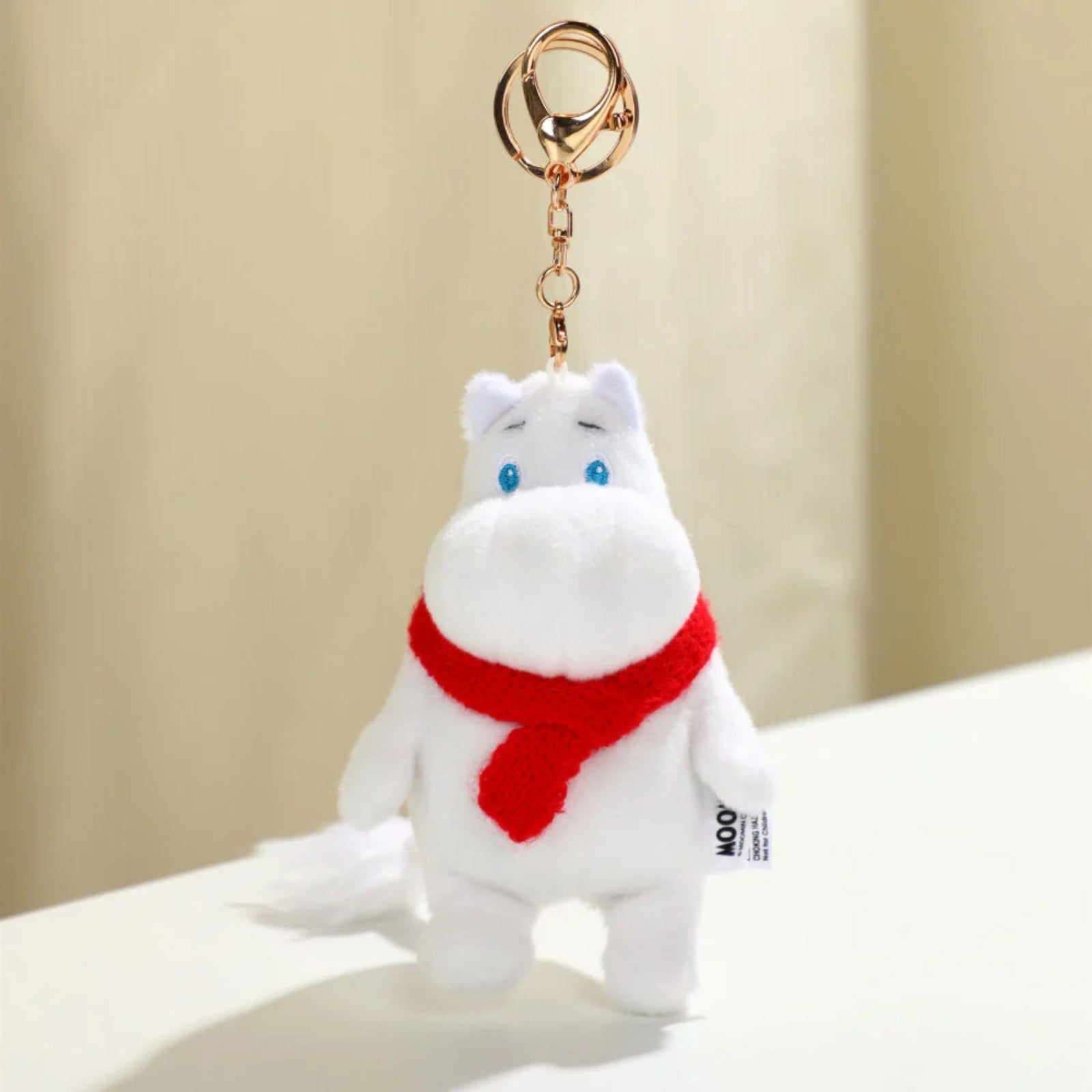Moomin x VIPO Plush Keychain - Moomin with Red Scarf