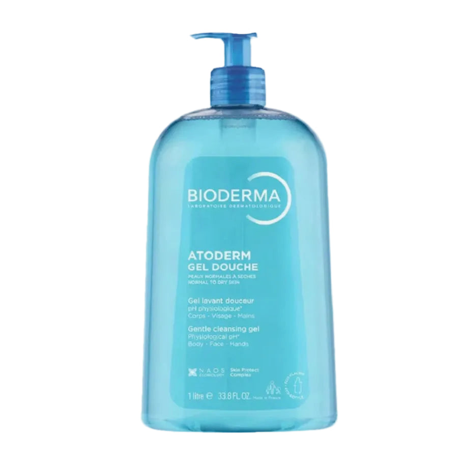 Bioderma Atoderm Gentle Cleansing Gel, 1L (2 Types)