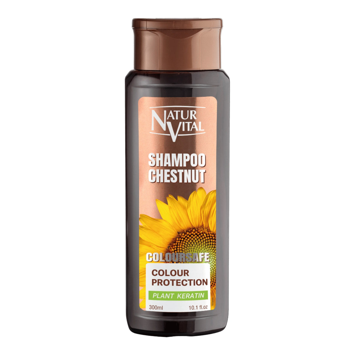 NaturVital ColourSafe Shampoo for Chesnut Hair, 300ml (Exp 07/30)