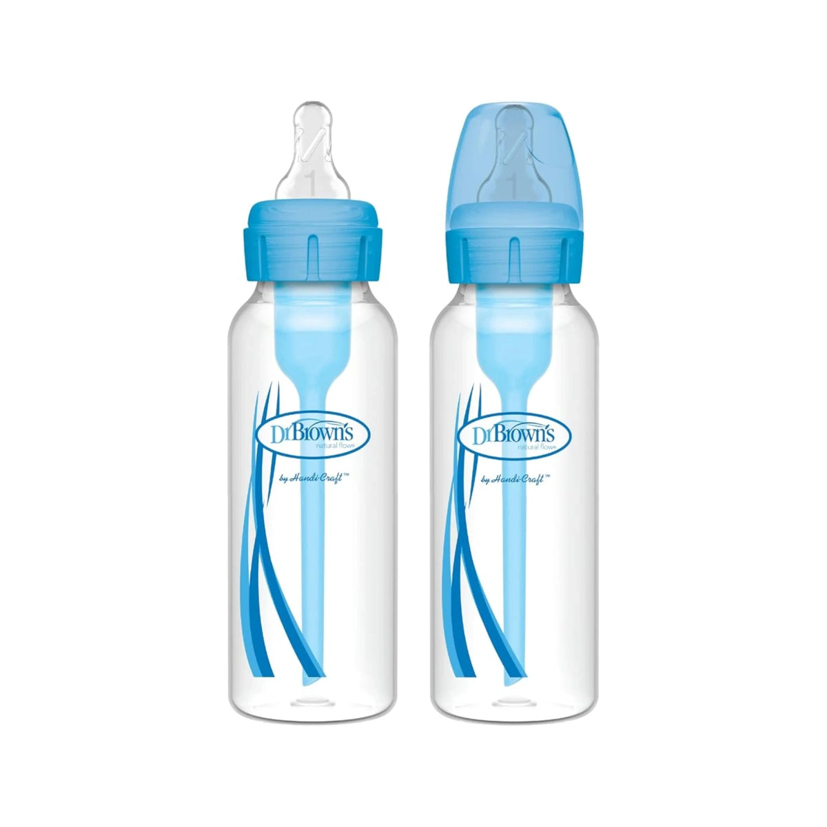Dr. Brown's Options+ Narrow-Neck PP Baby Bottles, 8oz/250ml (13 Types) | 2/3/4pk - Various Designs