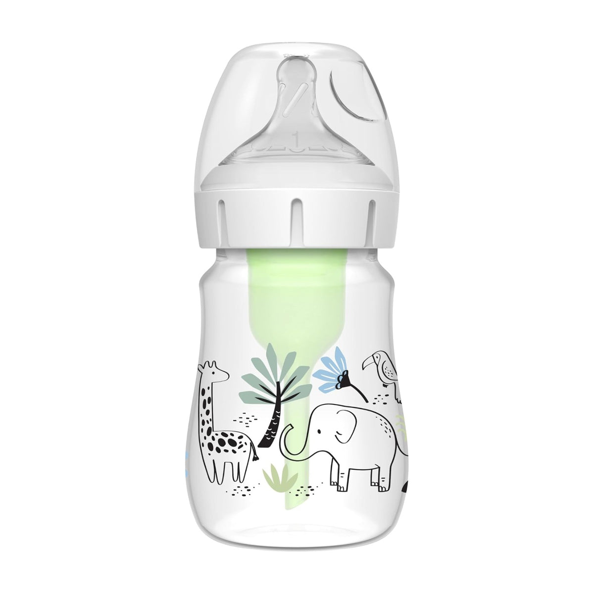 Dr. Brown's Options+ Wide-Neck PP Baby Bottles, 5oz/150ml (7 Types) | 1/2/3pk - Various Designs