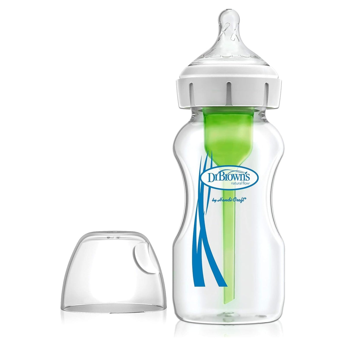 Dr. Brown's Options+ Wide-Neck PP Baby Bottles, 9oz/270ml (13 Types) | 1/2/3pk - Various Designs
