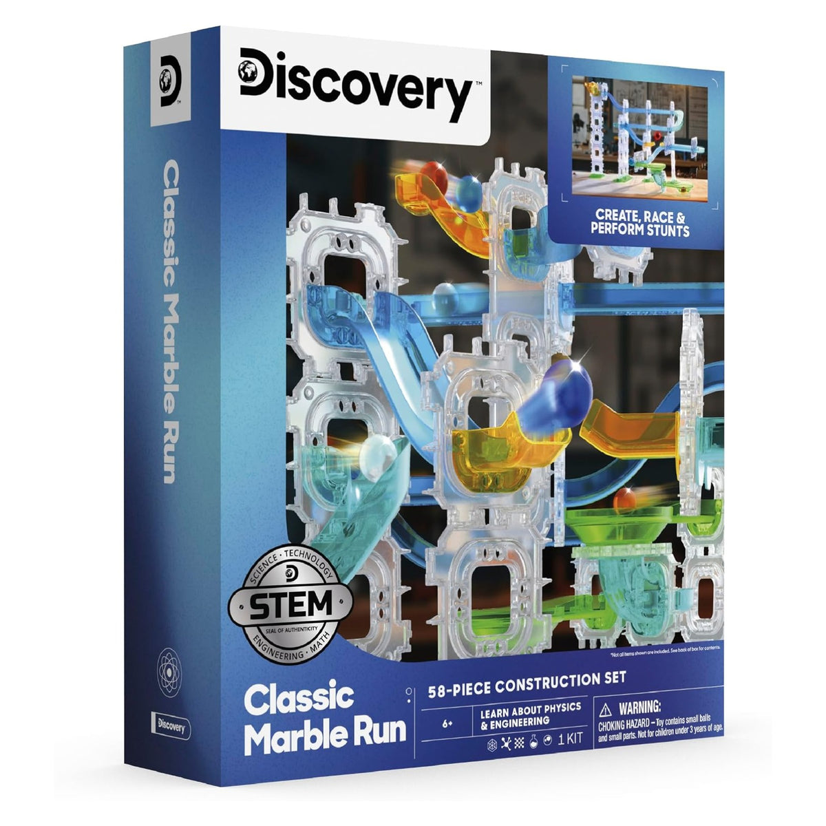 Discovery #MINDBLOWN Classic Marble Run, 58pcs