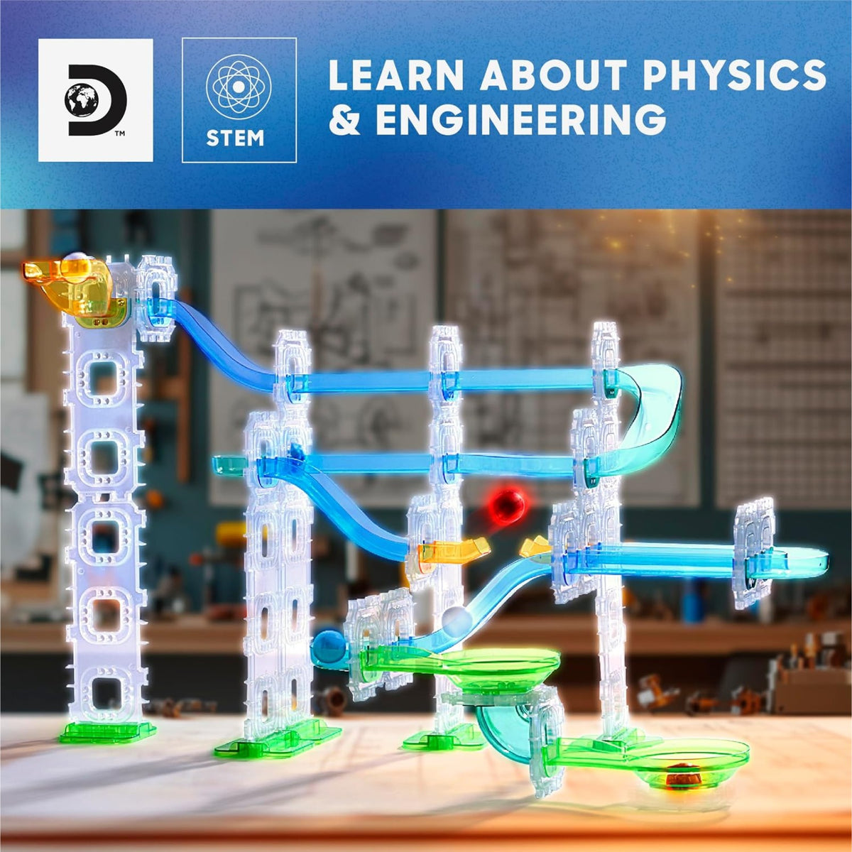 Discovery #MINDBLOWN Classic Marble Run, 58pcs