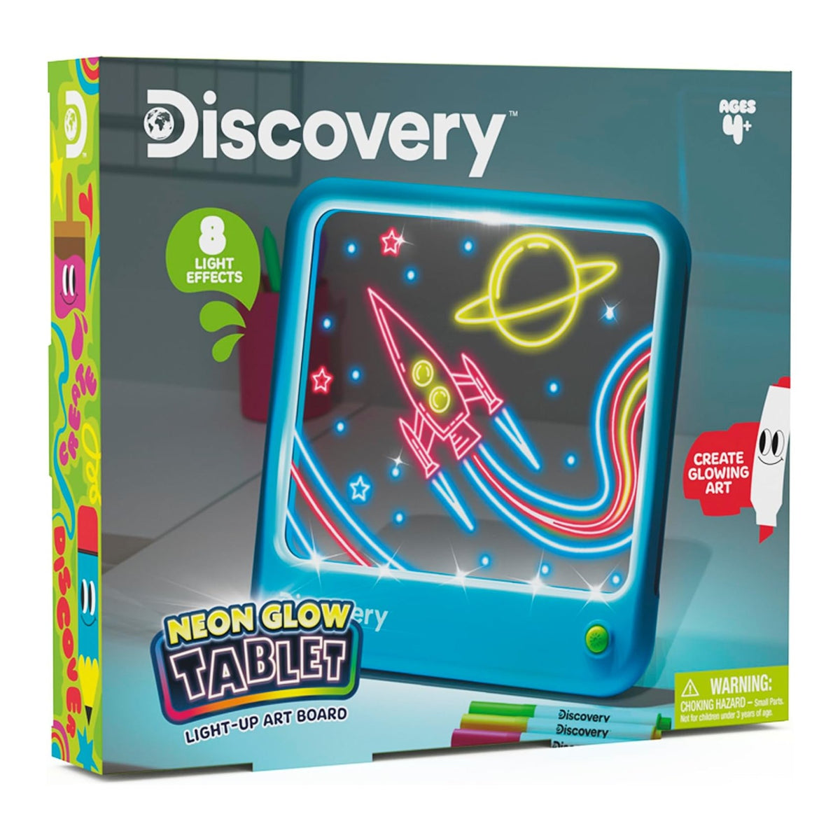 Discovery Neon Glow Tablet Light-Up Art Board