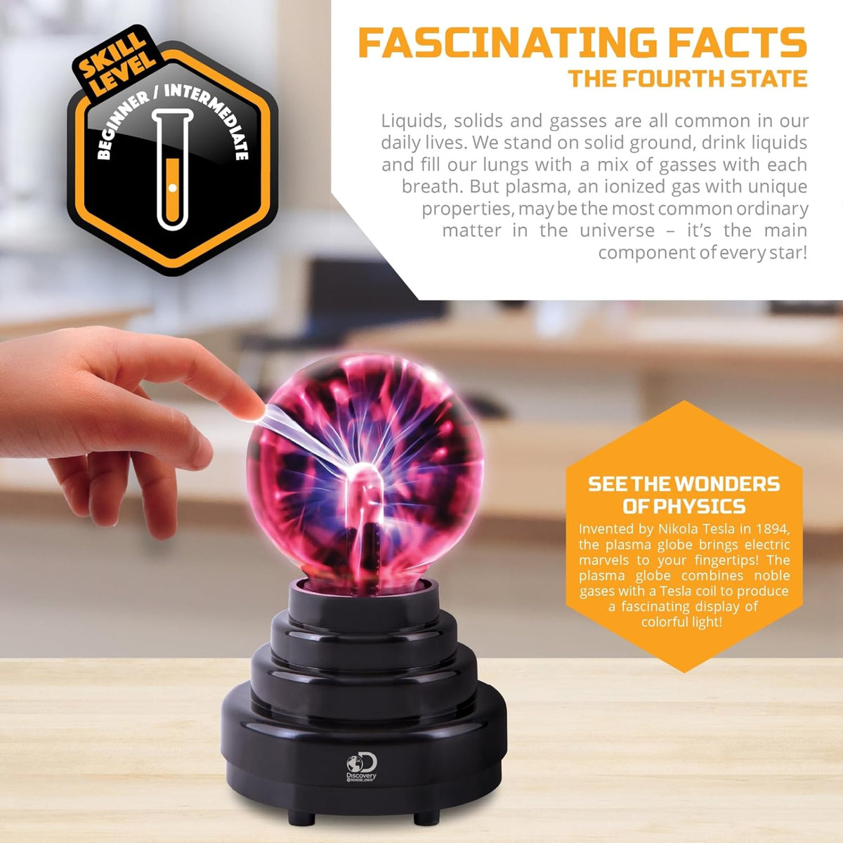 Discovery #MINDBLOWN Plasma Globe