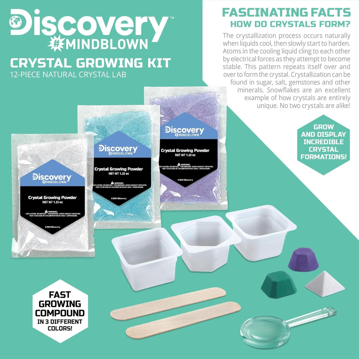 Discovery #MINDBLOWN Crystal Glowing Kit