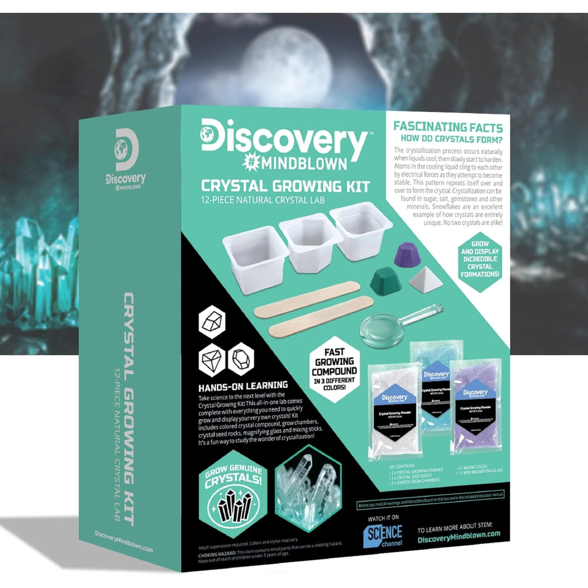 Discovery #MINDBLOWN Crystal Glowing Kit