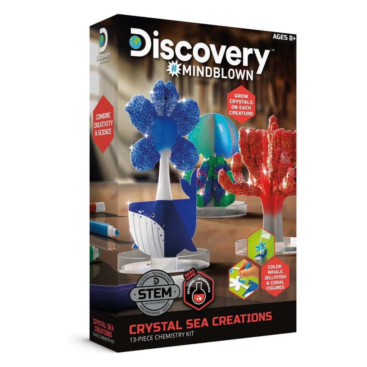 Discovery #MINDBLOWN Crystal Sea Creations Chemistry Kit