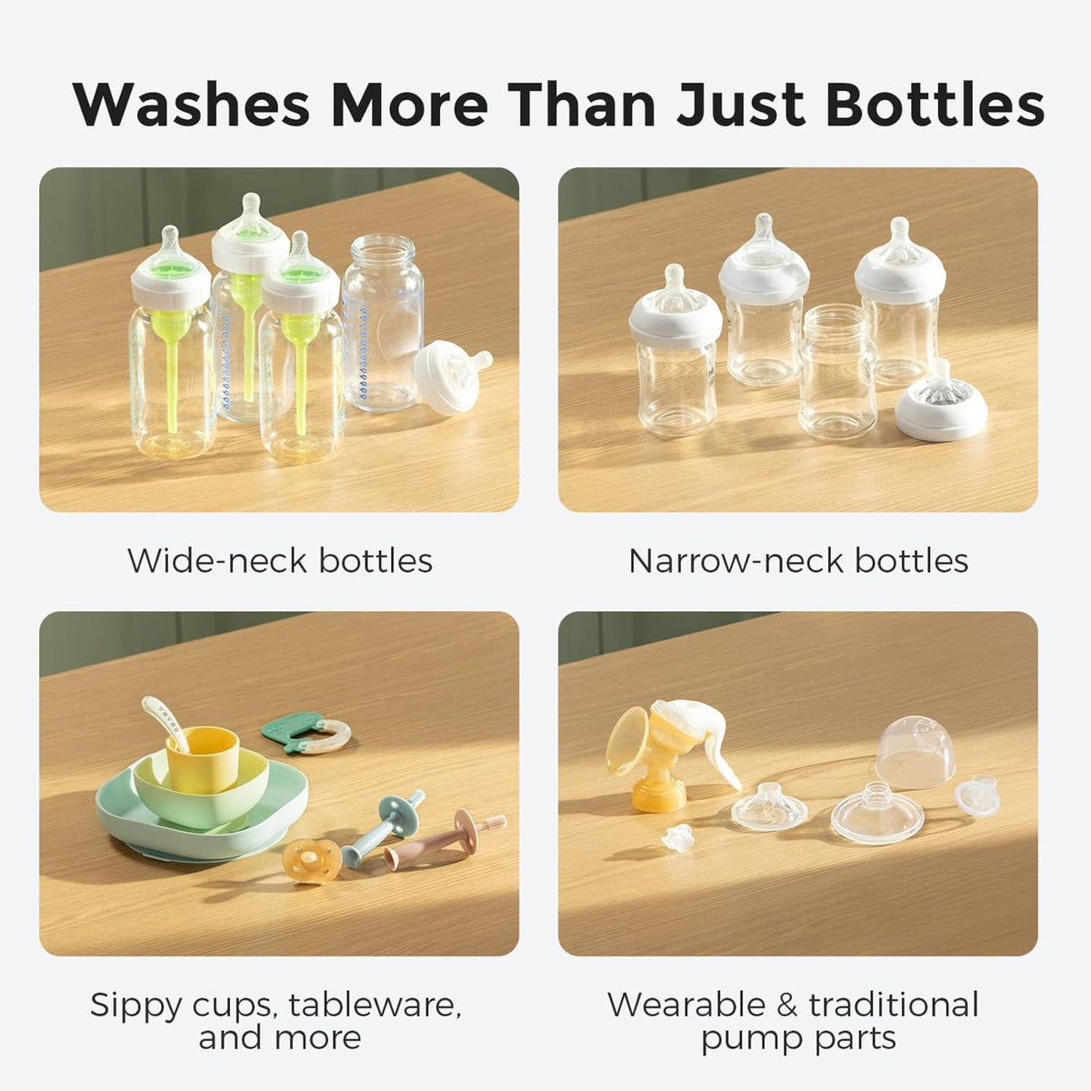 Momcozy KleanPal Pro Baby Bottle Washer, Sterilizer & Dryer