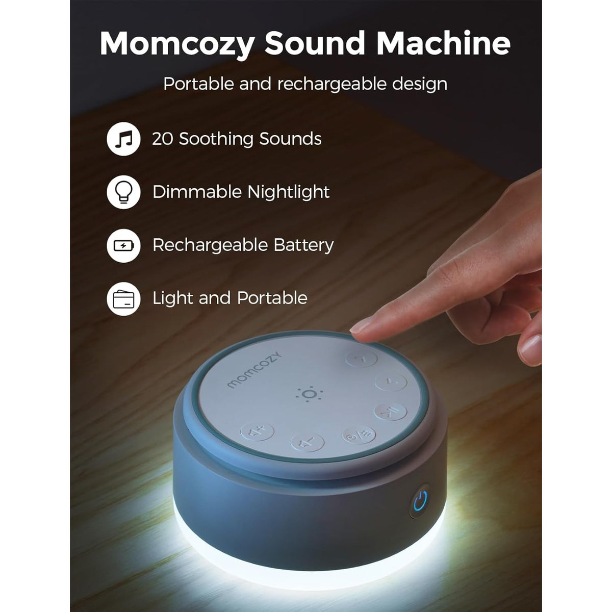Momcozy Portable Baby Sound Machine