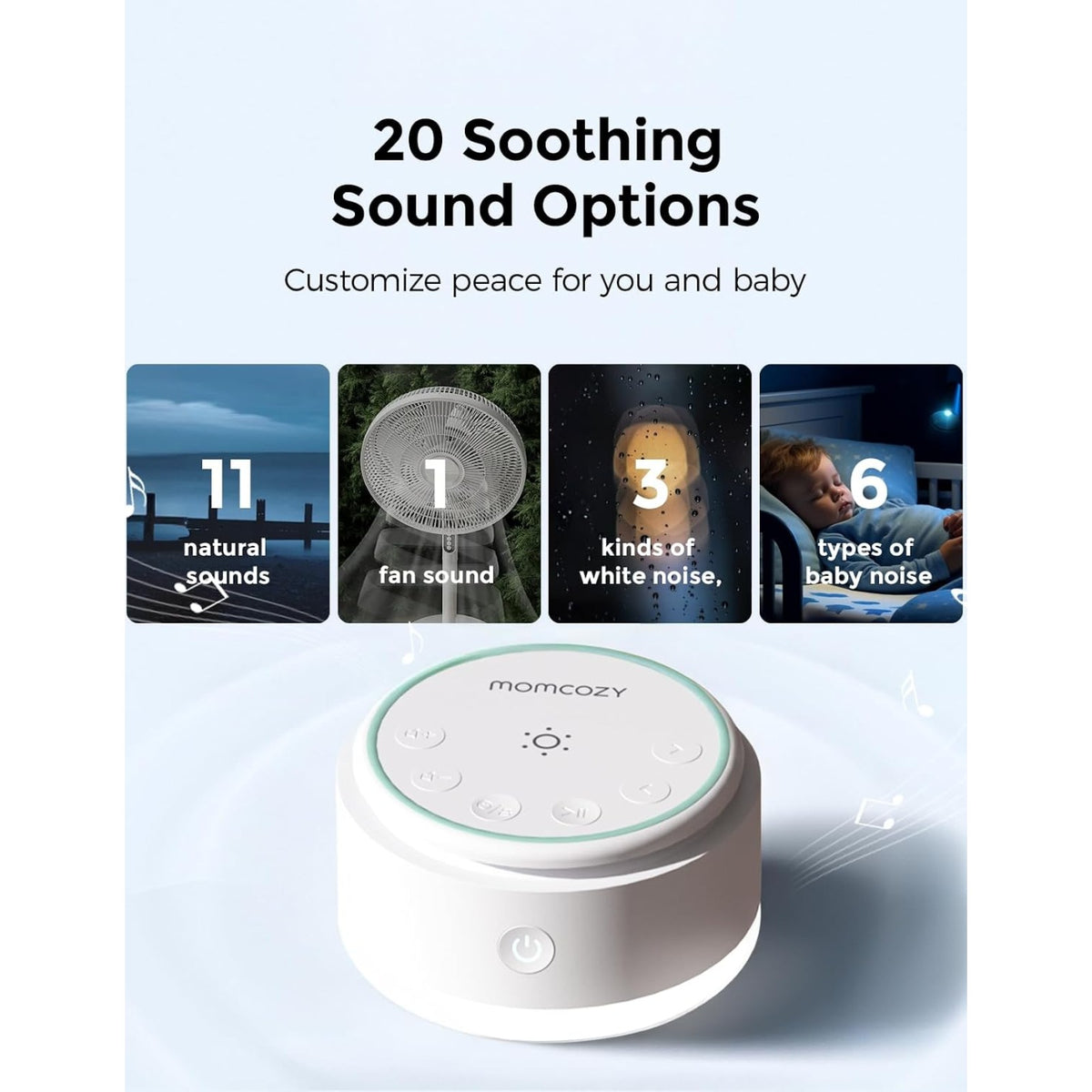 Momcozy Portable Baby Sound Machine