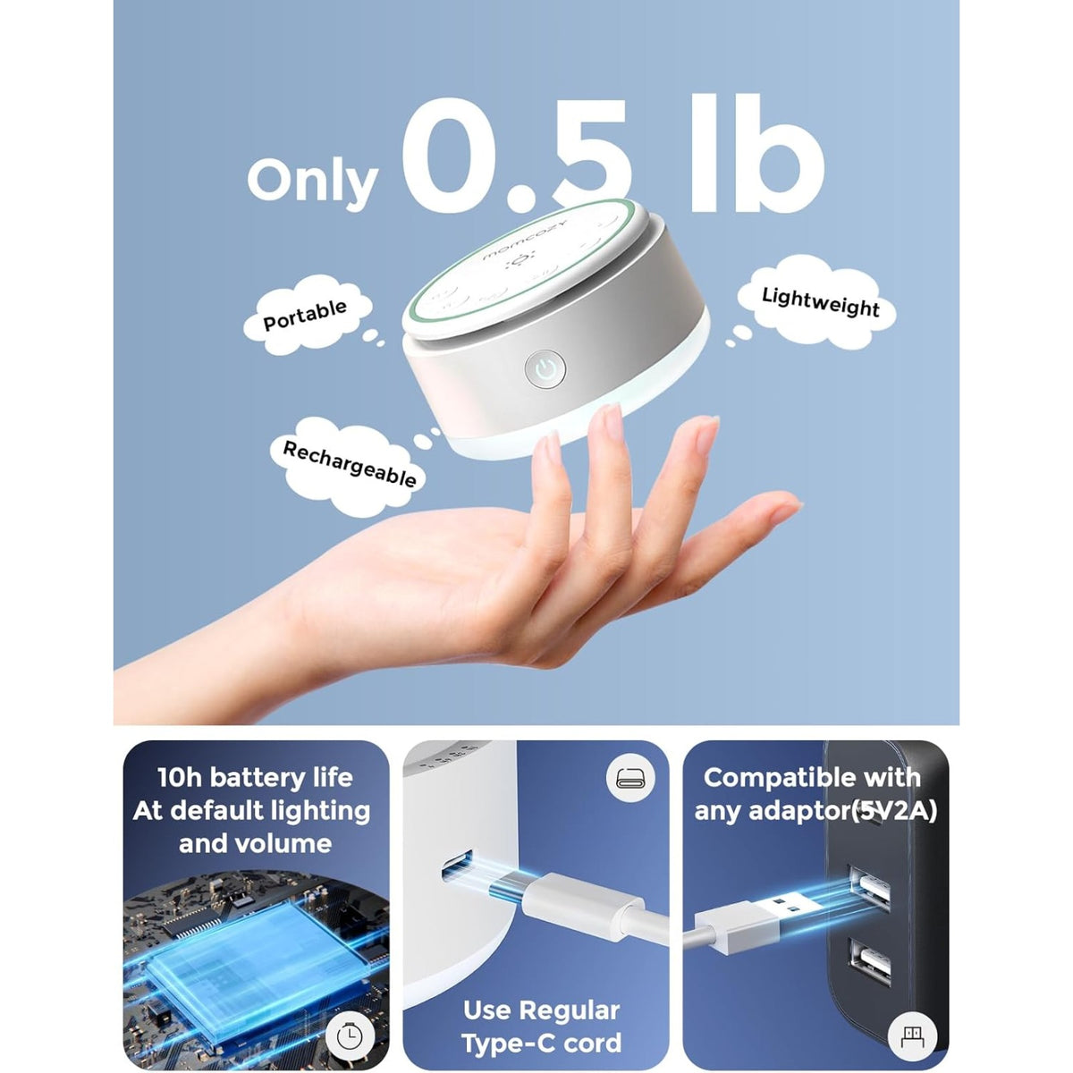 Momcozy Portable Baby Sound Machine