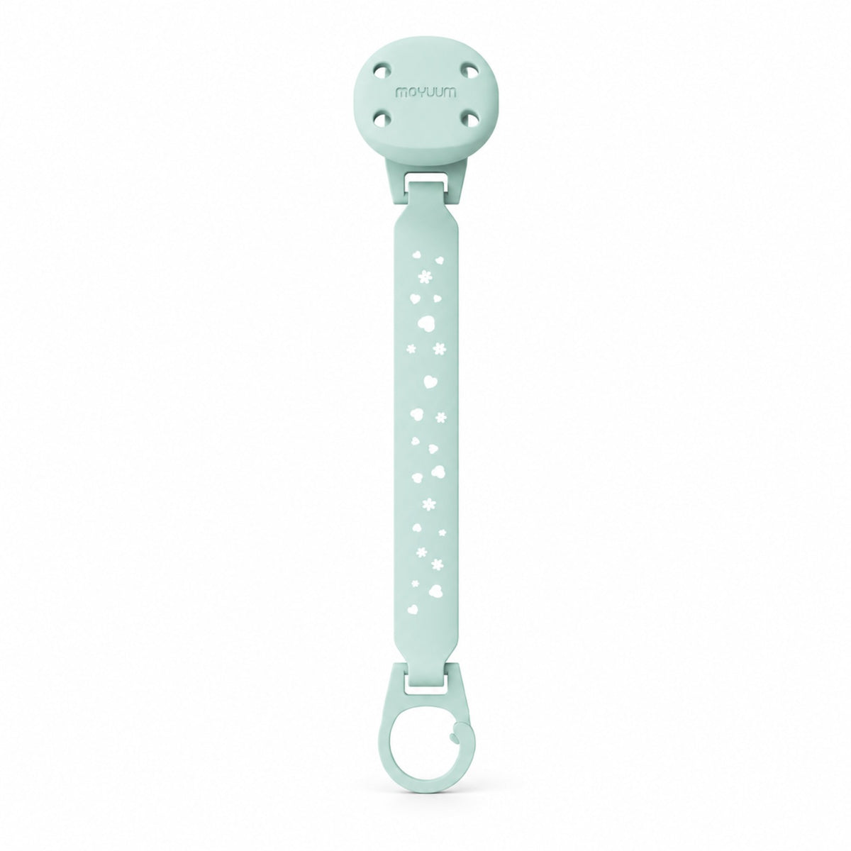 Moyuum Silicone Pacifier Clip, 1pc (3 Colors)