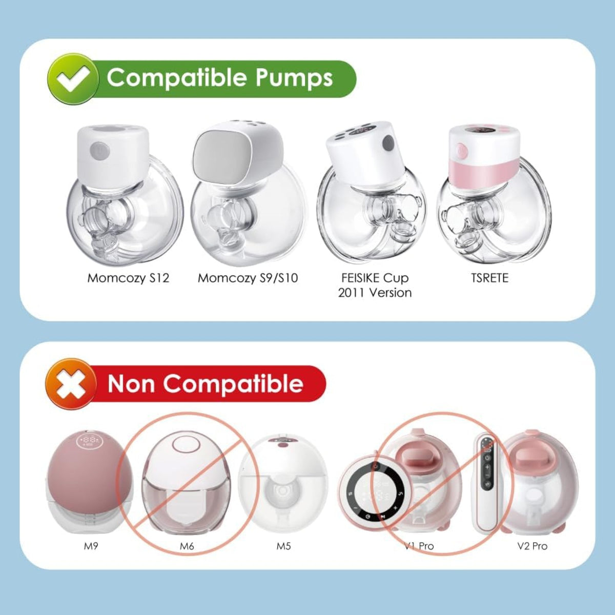 Maymom Replacement Membranes for Momcozy S9/S12 Wearable Breast Pumps, 2pcs - Pupsik Singapore