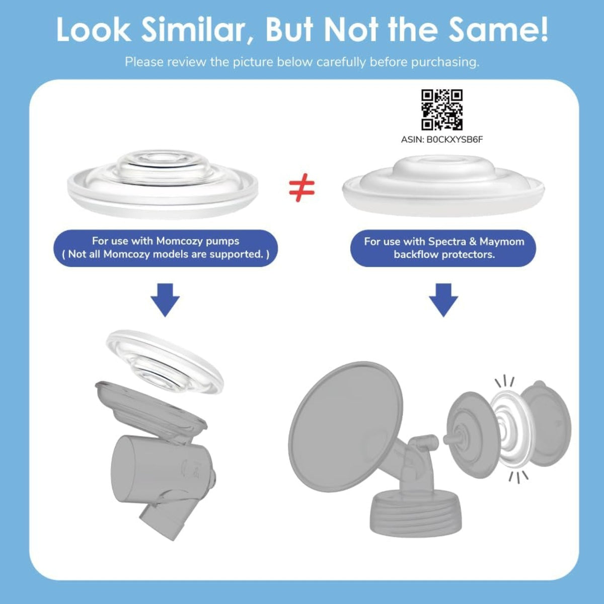 Maymom Replacement Membranes for Momcozy S9/S12 Wearable Breast Pumps, 2pcs - Pupsik Singapore