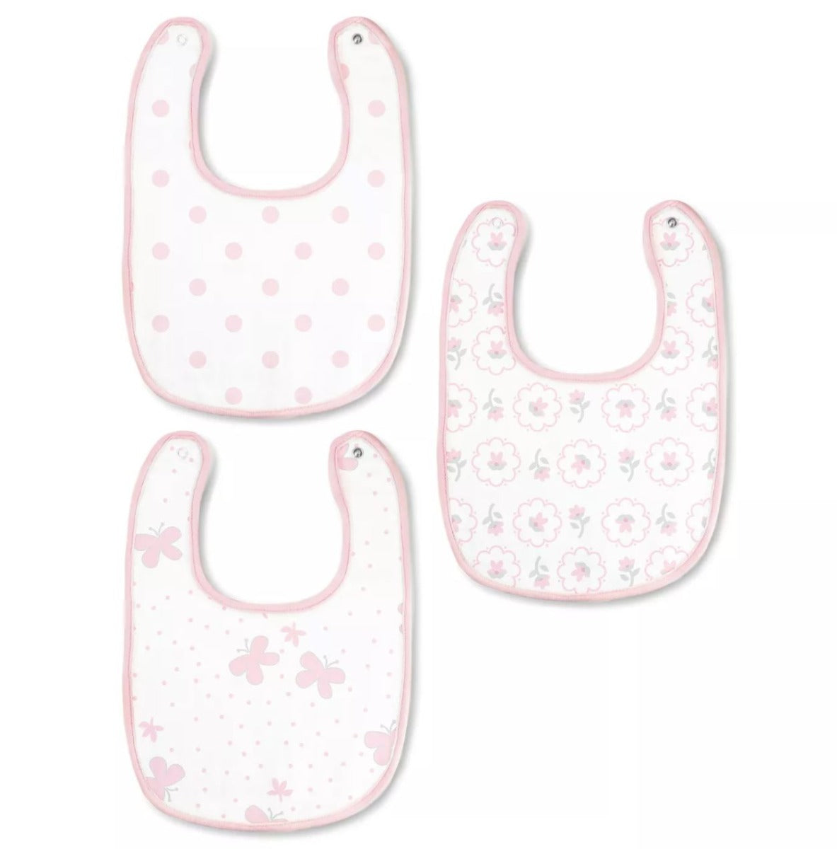 SwaddleDesigns Muslin Baby Bibs, 3pk (5 Designs) - Pupsik Singapore